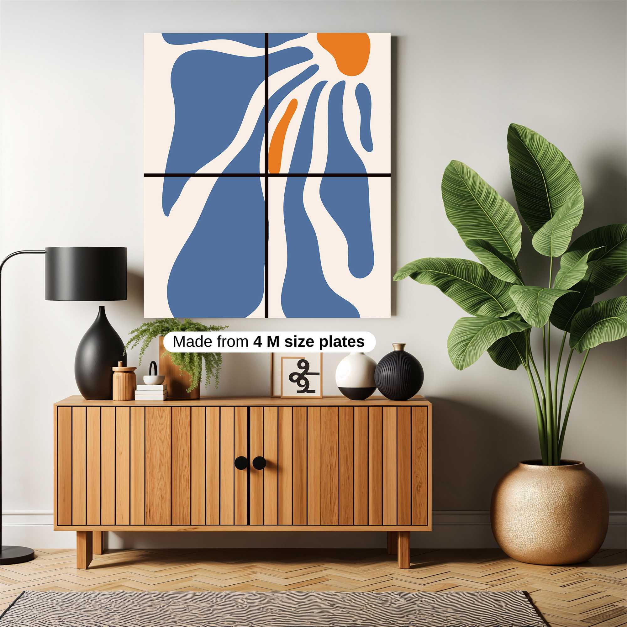 Abstract Serenity Safe Wall Magnetic / M