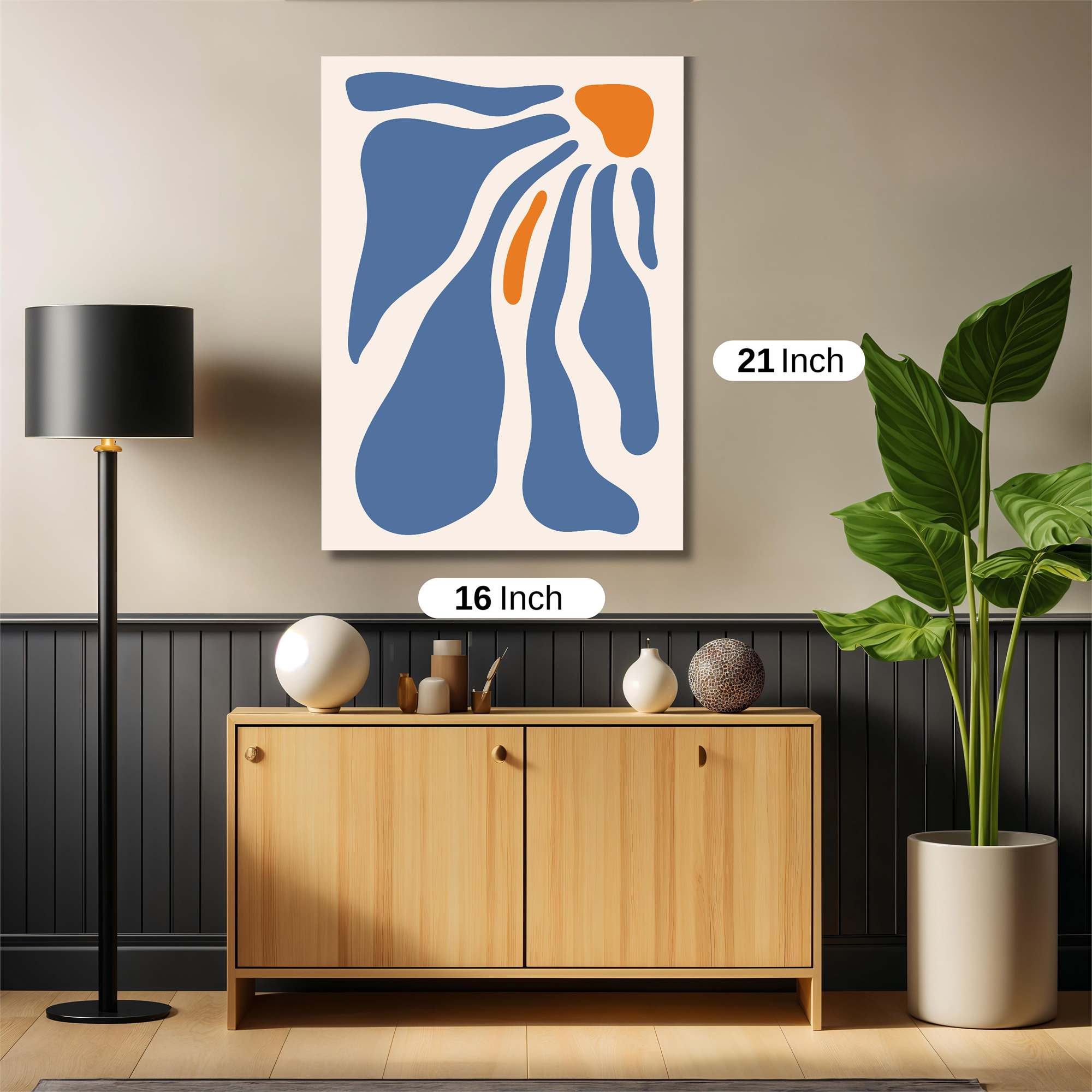 Abstract Serenity Safe Wall Magnetic / M