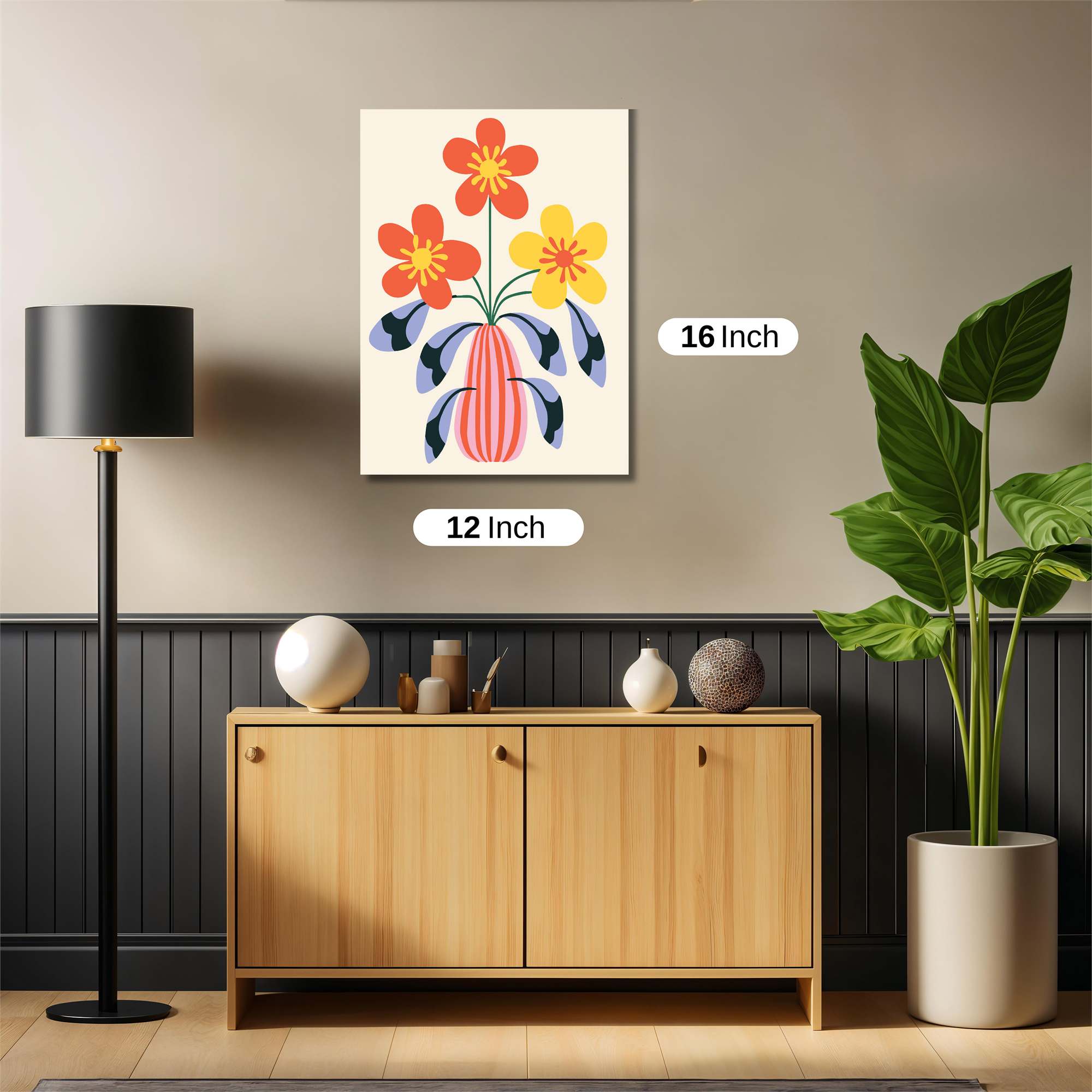 Floral Bliss Safe Wall Magnetic / M