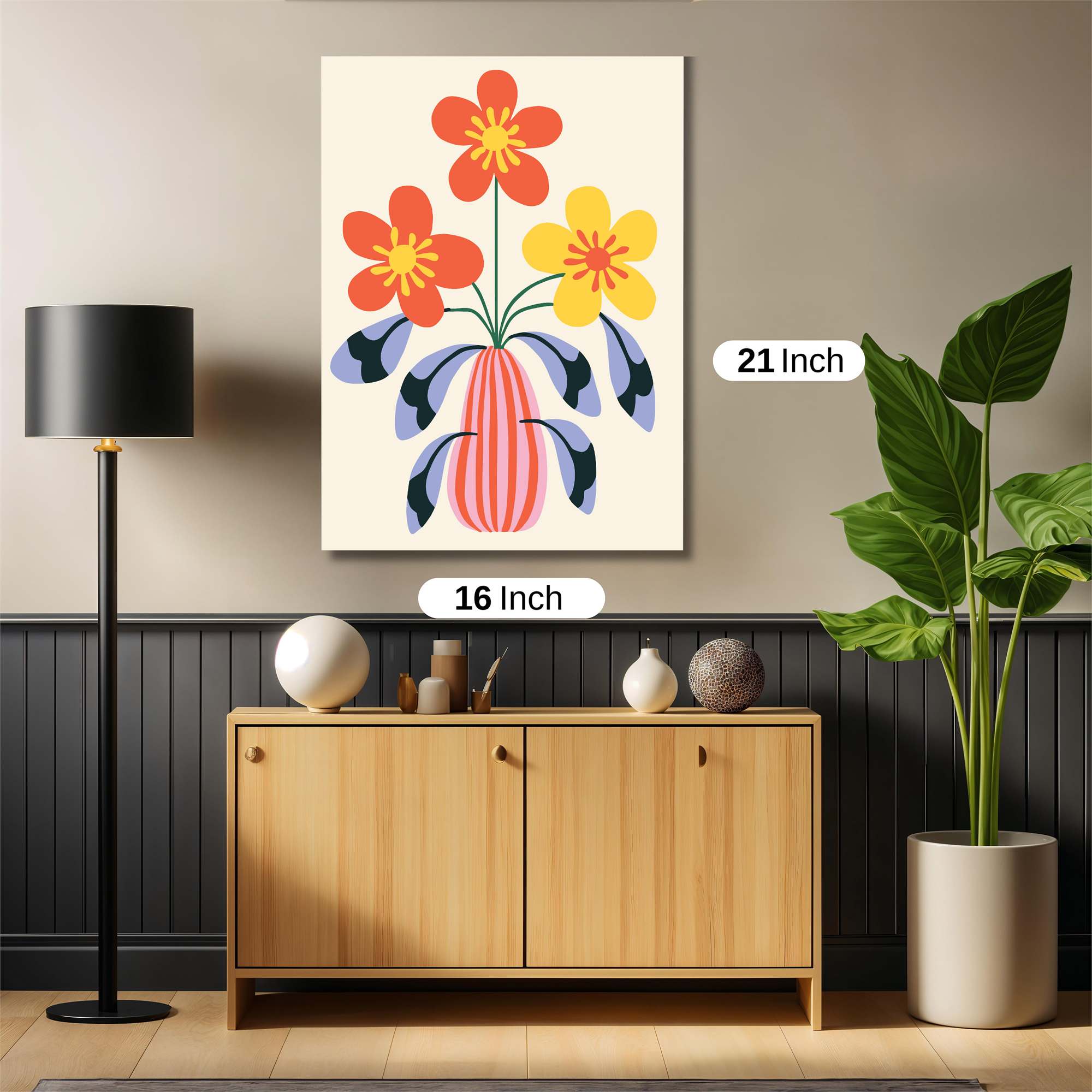 Floral Bliss Safe Wall Magnetic / M