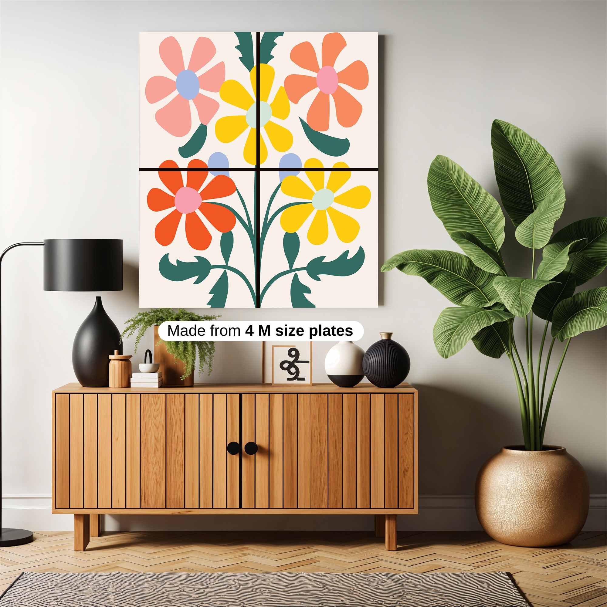 Floral Joy Safe Wall Magnetic / M