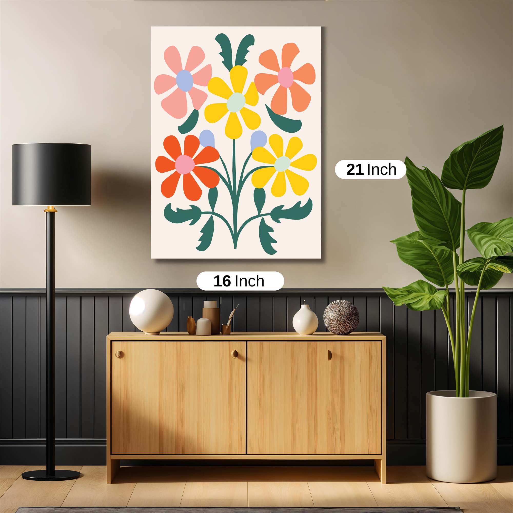 Floral Joy Safe Wall Magnetic / M