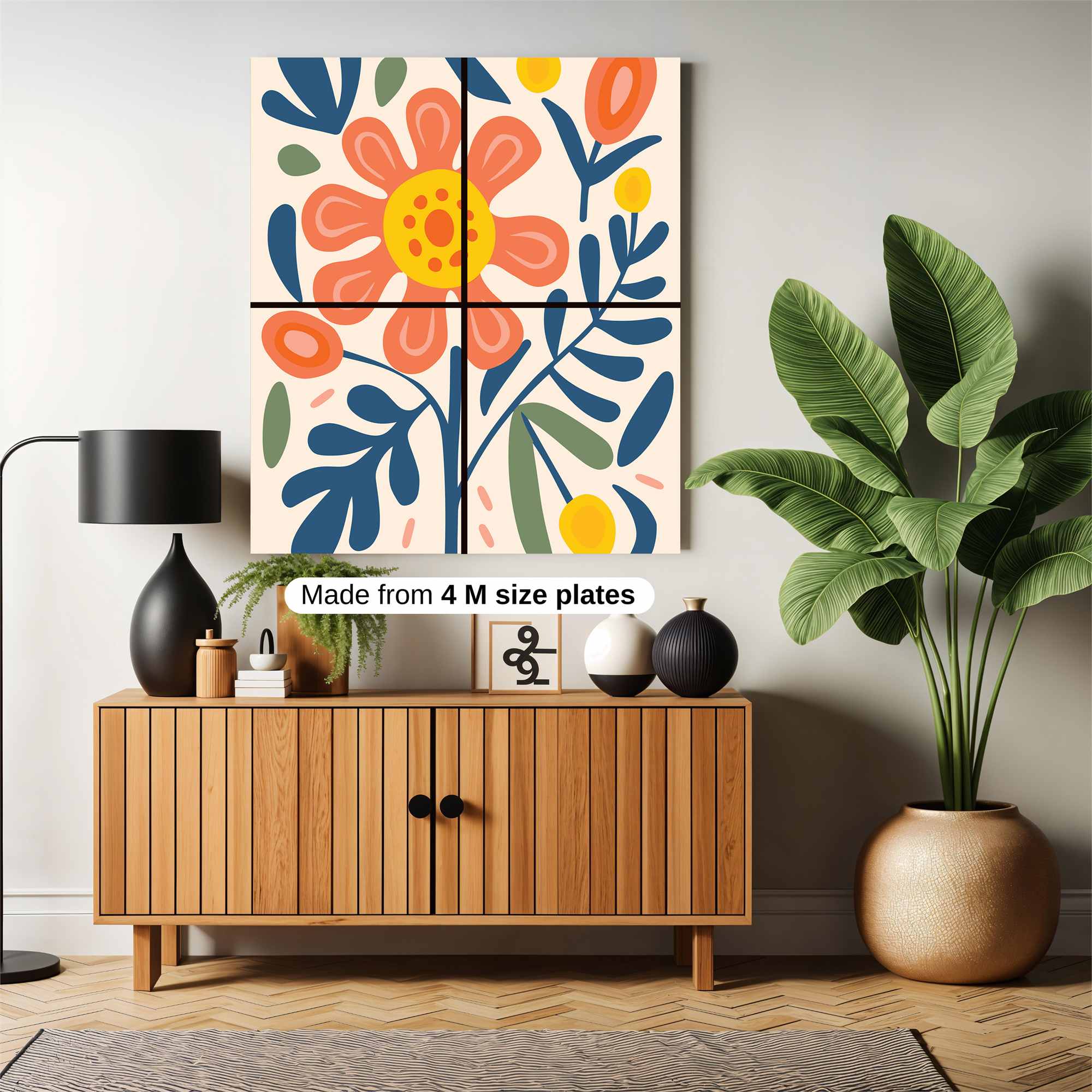 Sunny Bloom Safe Wall Magnetic / M
