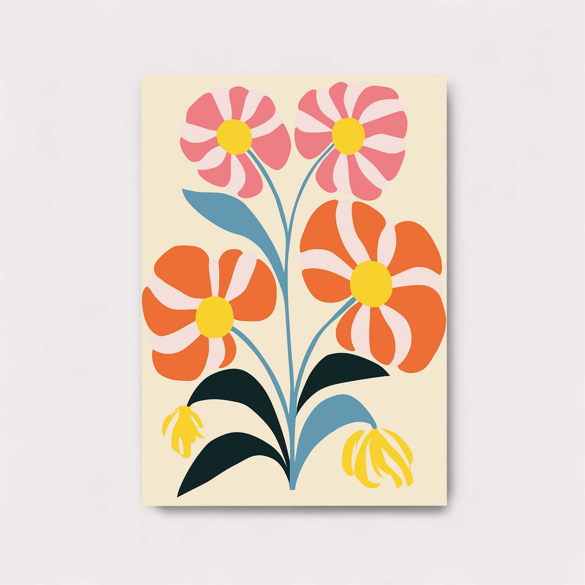 Floral Harmony Safe Wall Magnetic / M