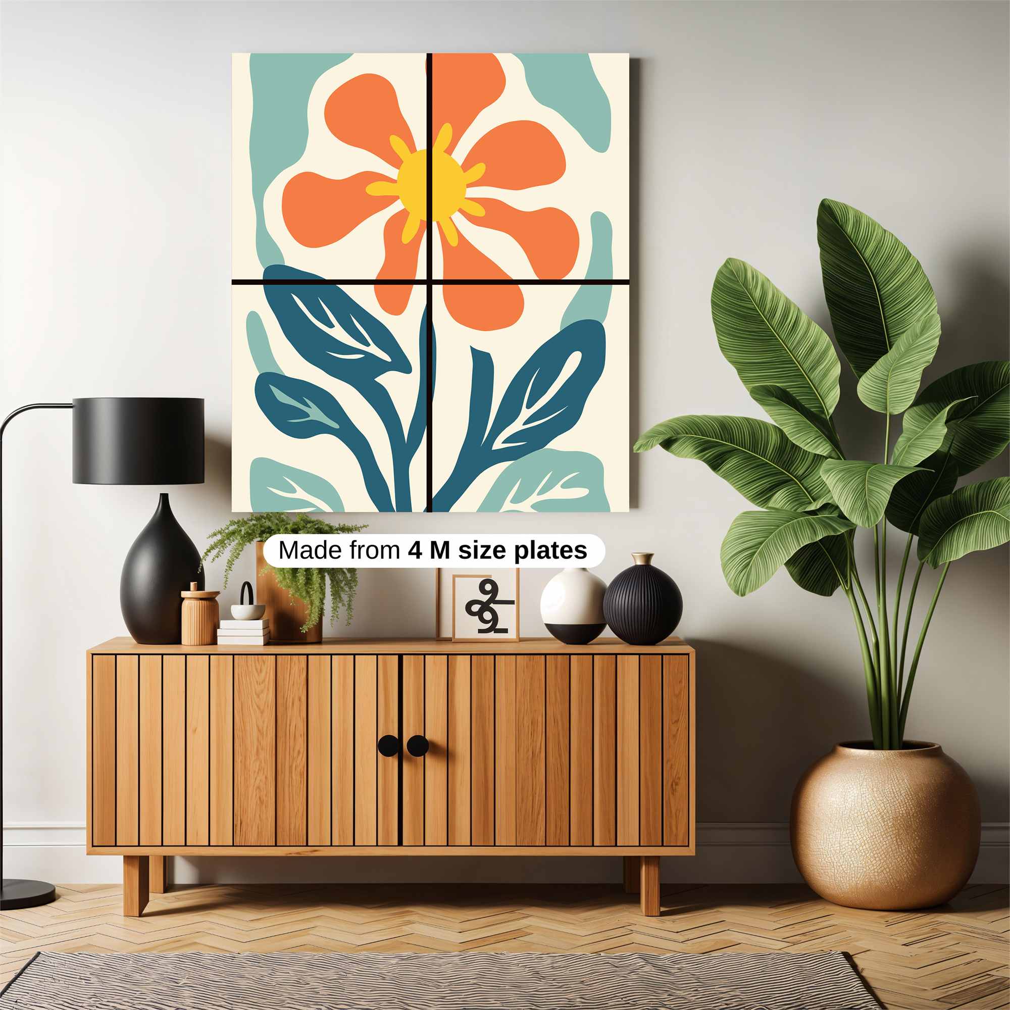 Flower Bliss Safe Wall Magnetic / M