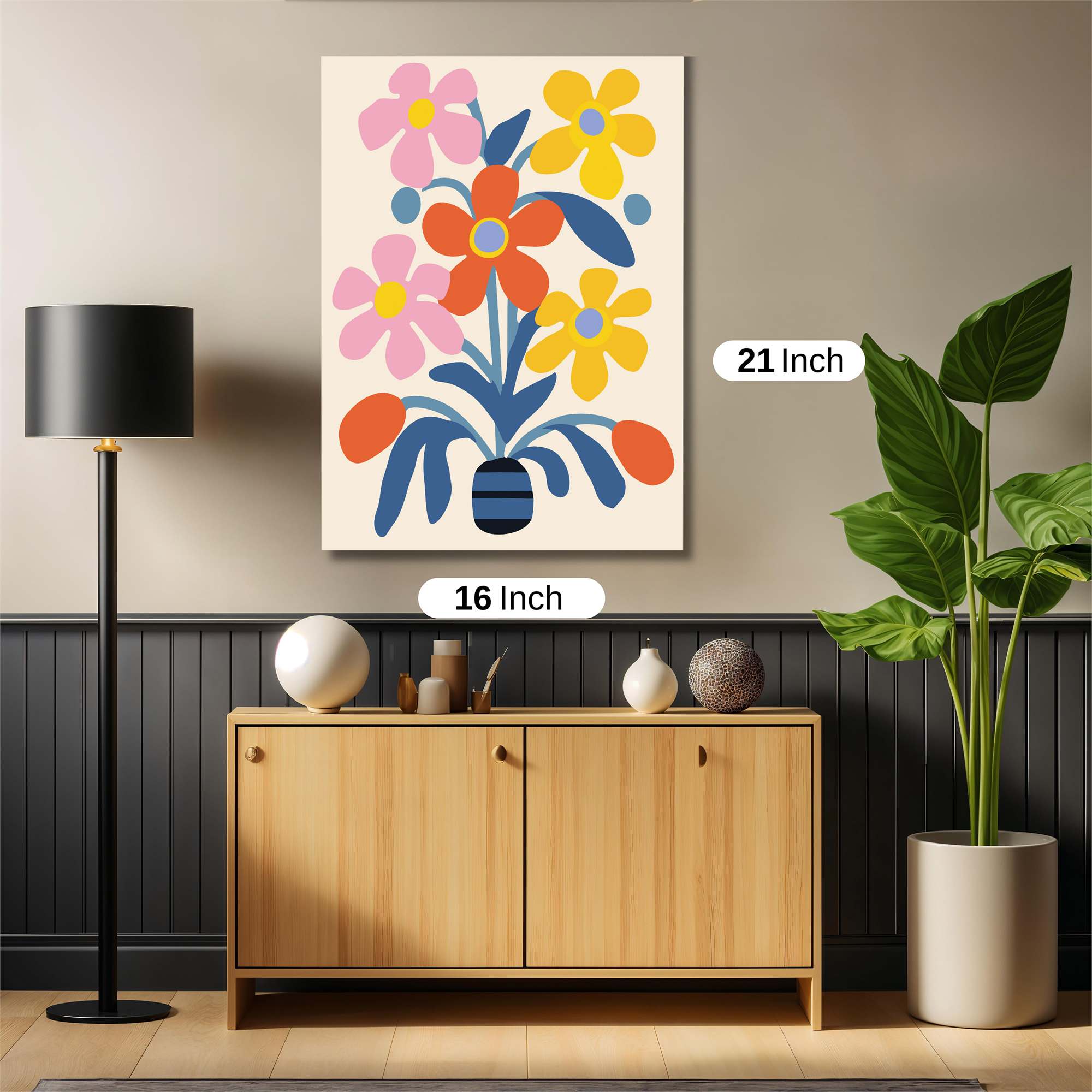 Floral Joy Safe Wall Magnetic / M