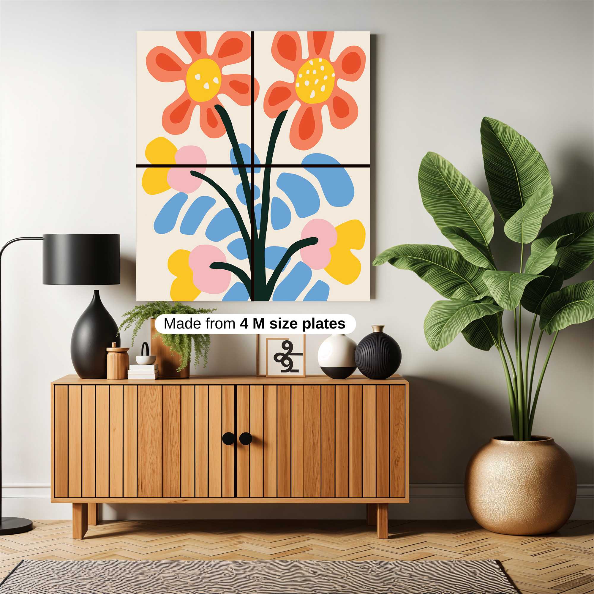 Floral Joy Safe Wall Magnetic / M