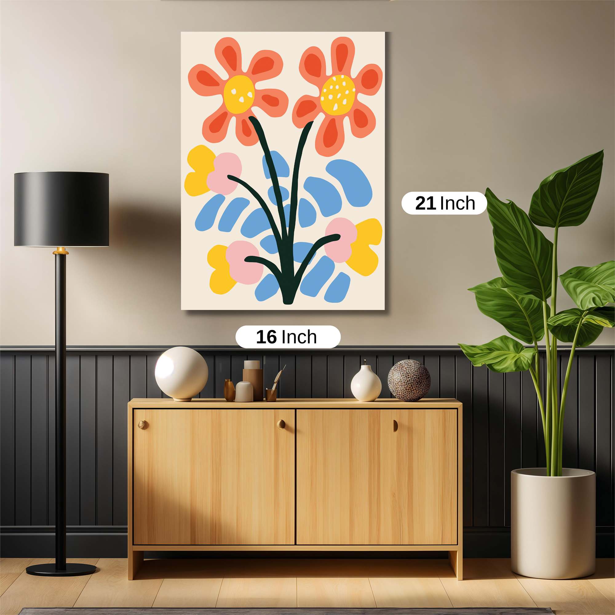 Floral Joy Safe Wall Magnetic / M