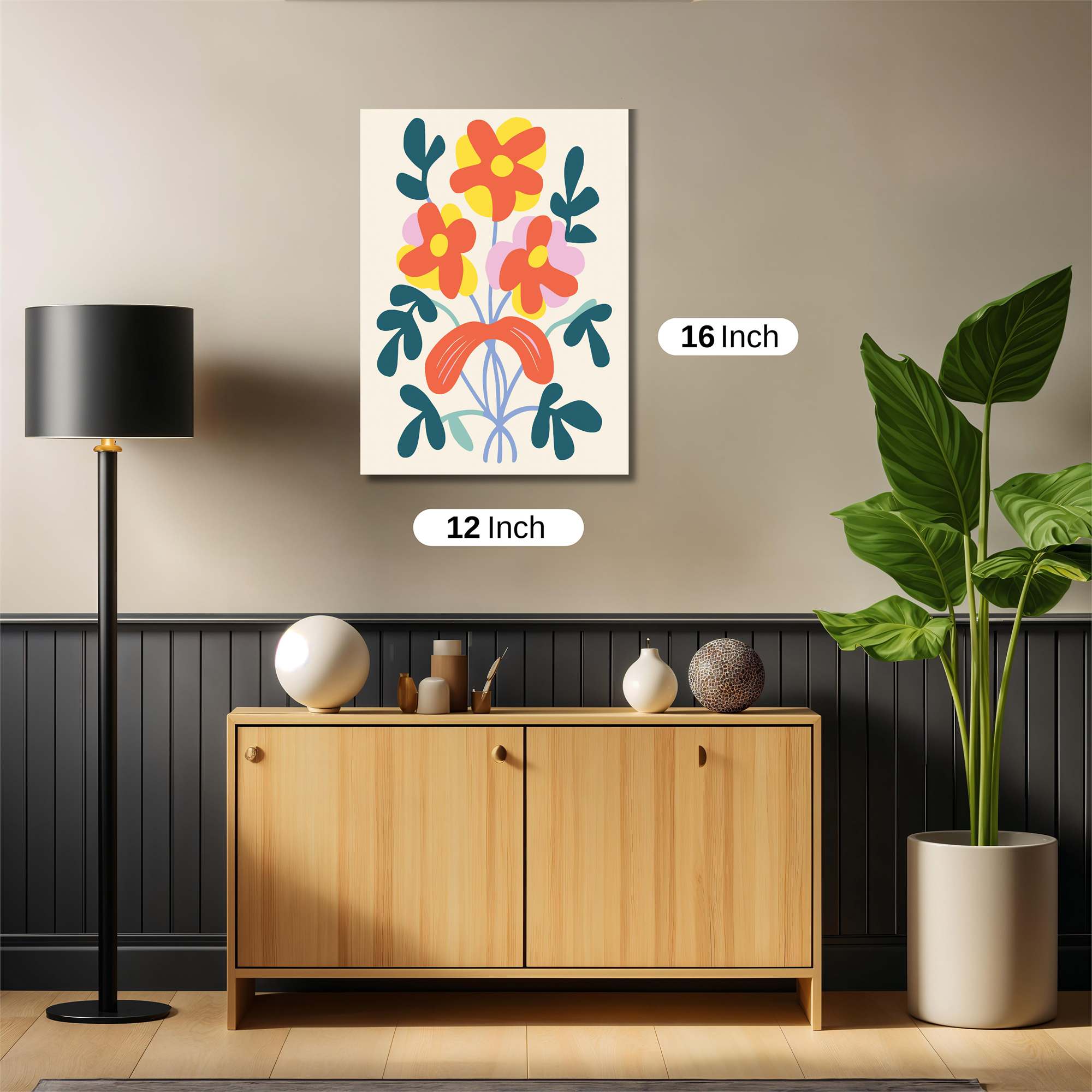 Floral Bliss Safe Wall Magnetic / M