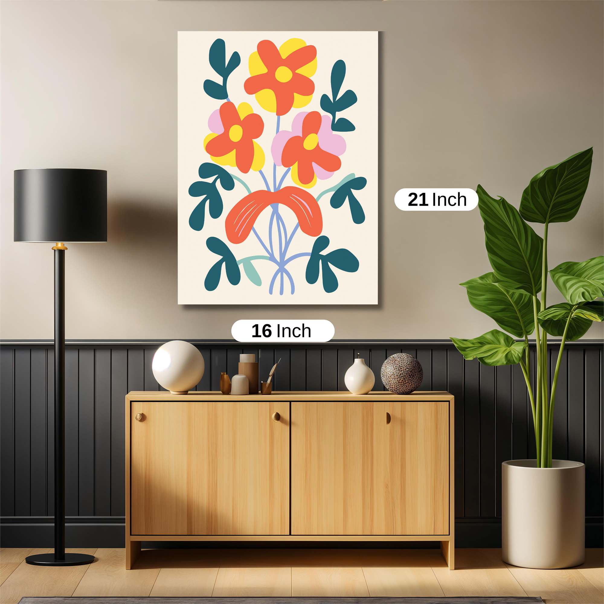 Floral Bliss Safe Wall Magnetic / M