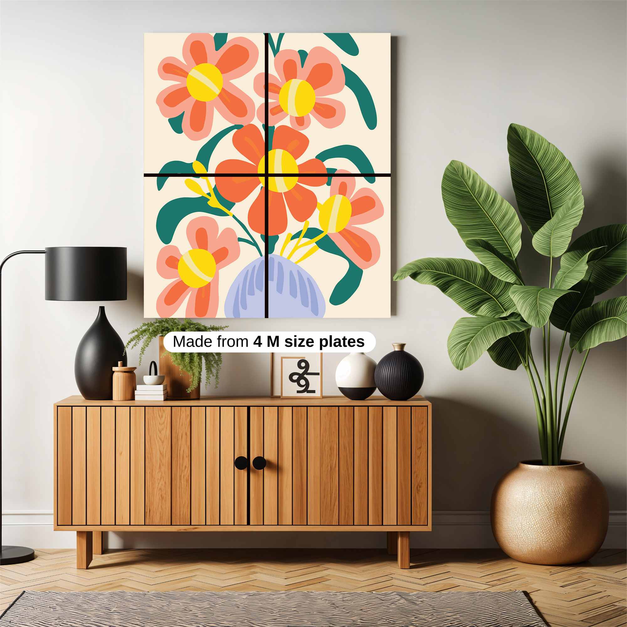Flower Fiesta Safe Wall Magnetic / M
