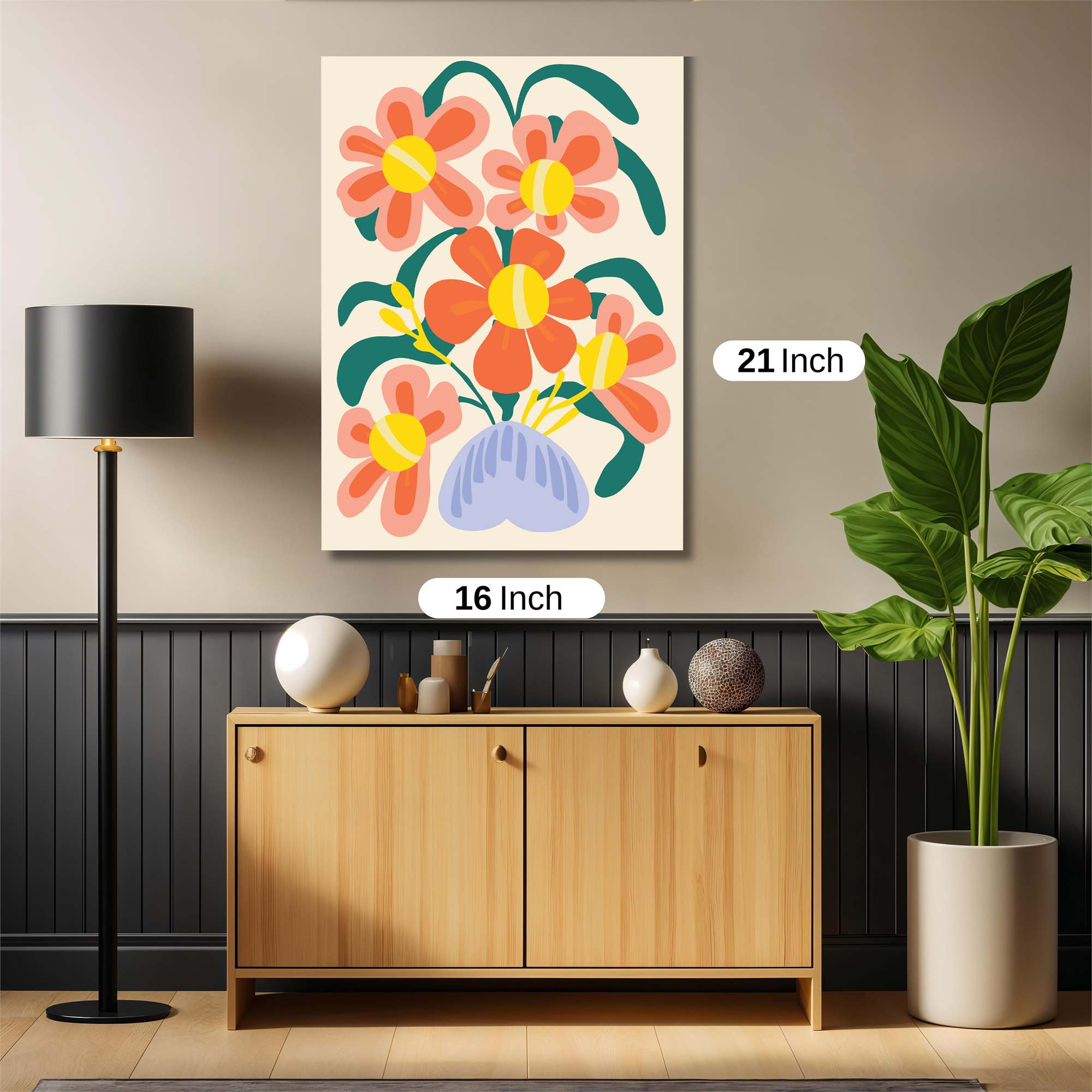 Flower Fiesta Safe Wall Magnetic / M