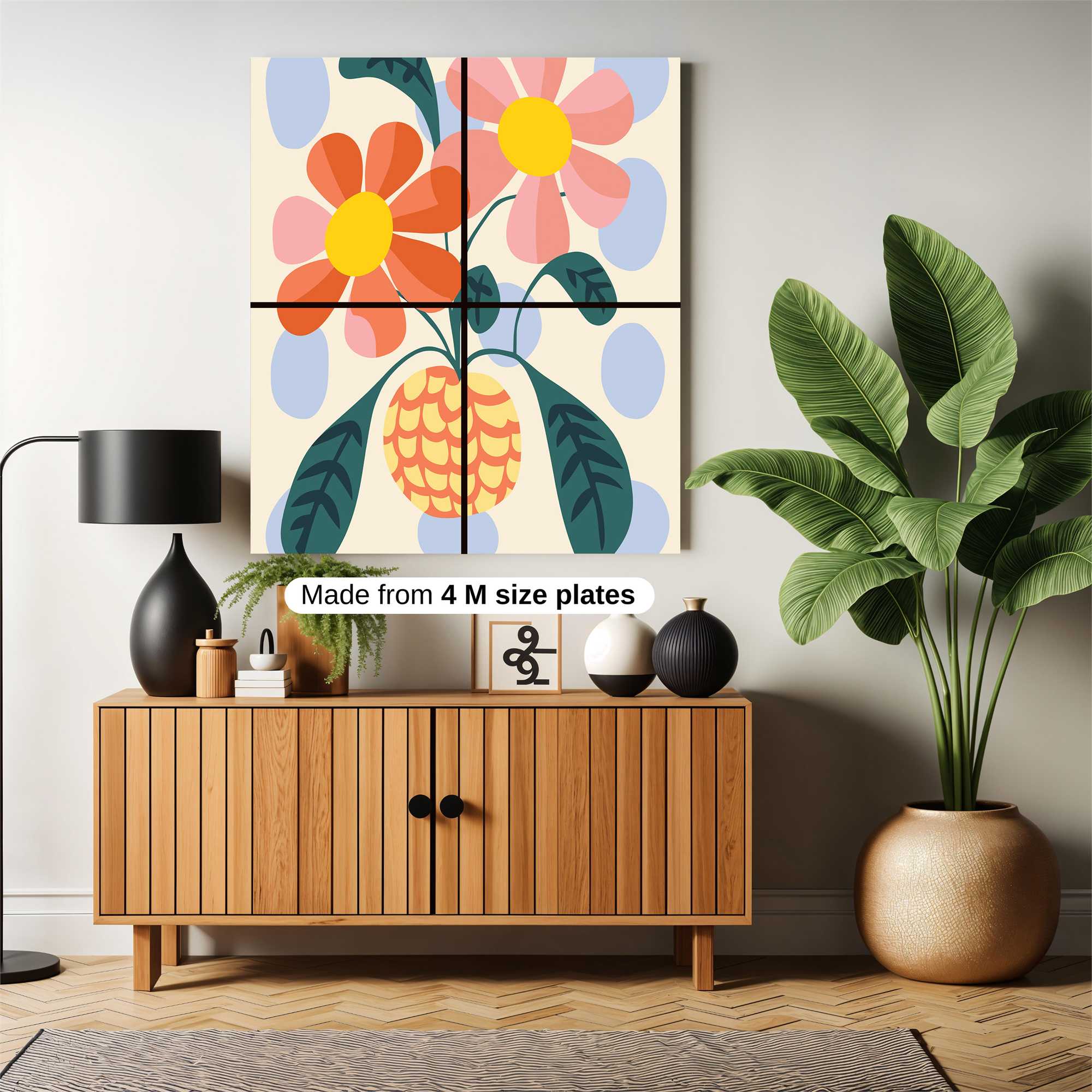 Floral Joy Safe Wall Magnetic / M