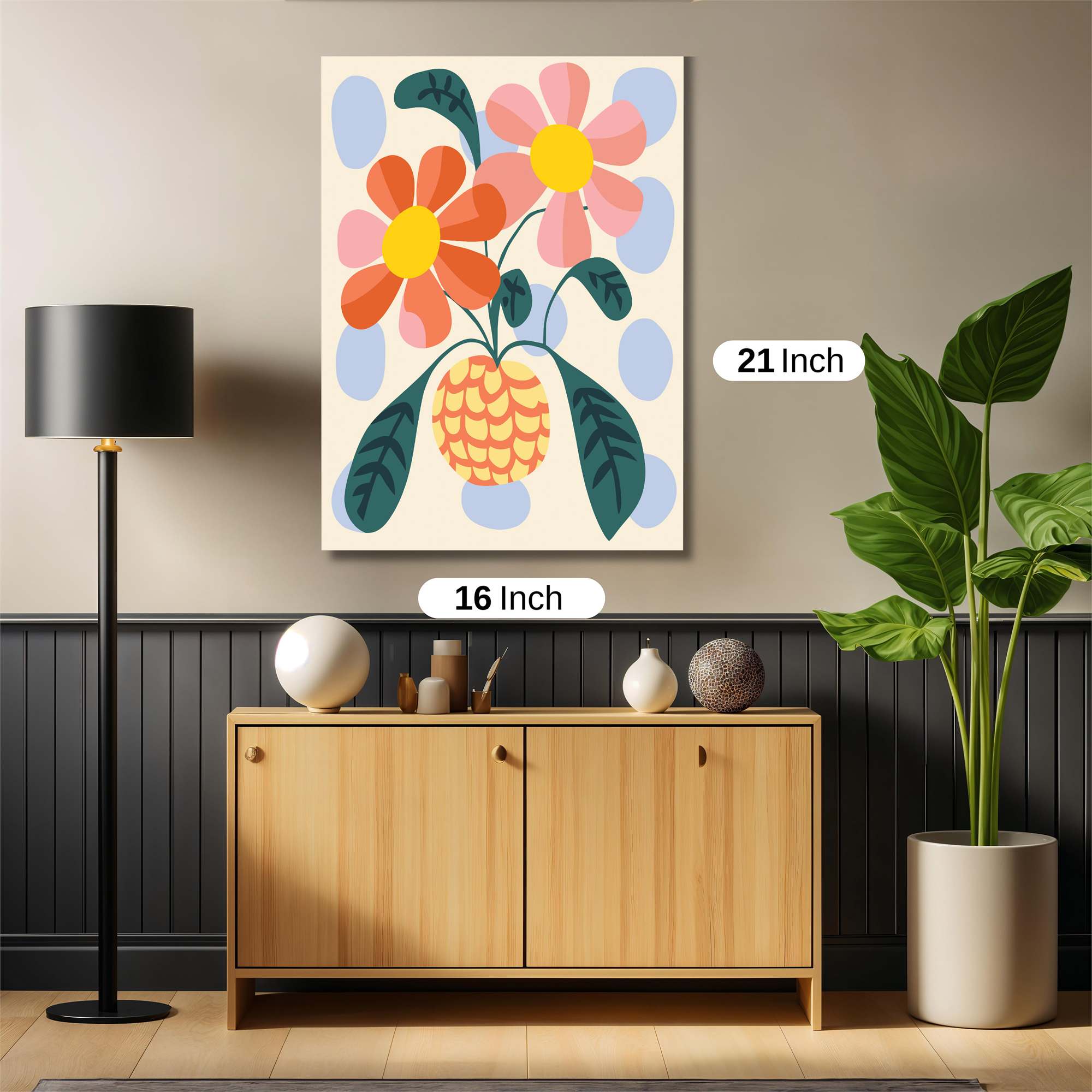 Floral Joy Safe Wall Magnetic / M