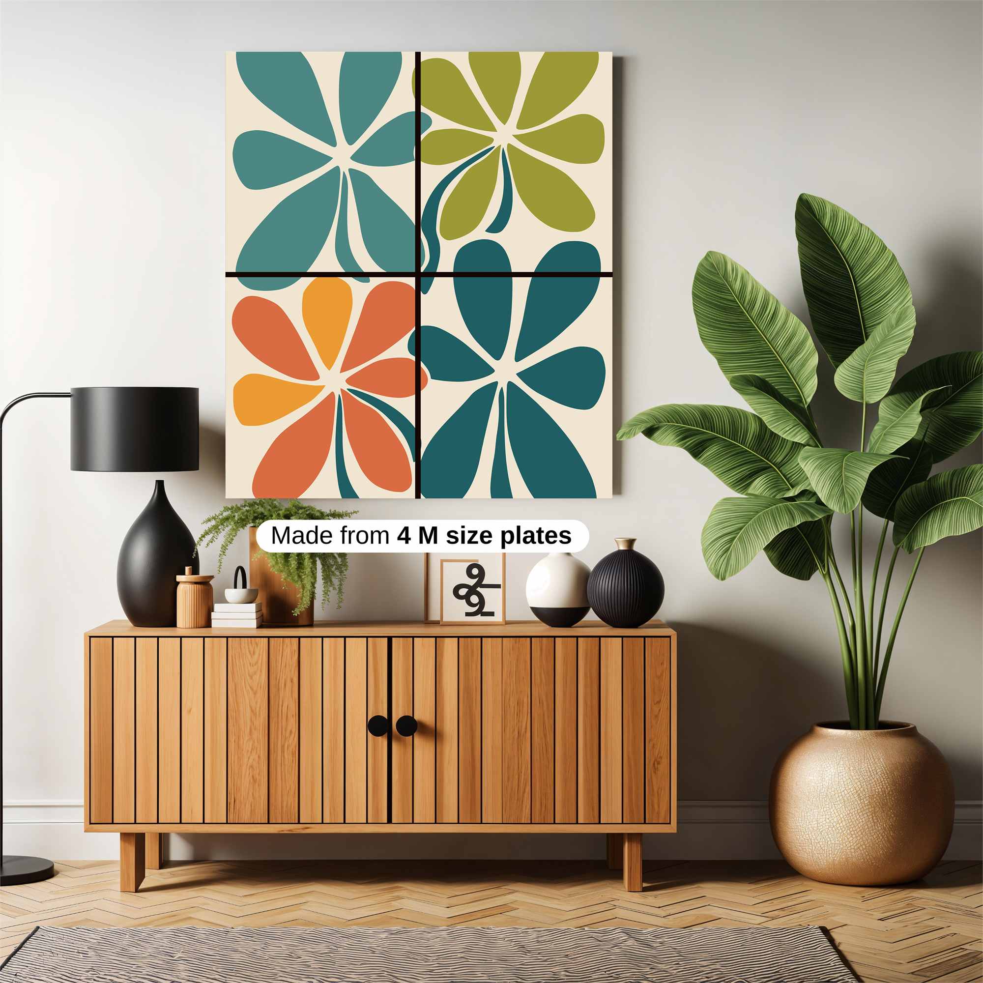 Floral Bliss Safe Wall Magnetic / M