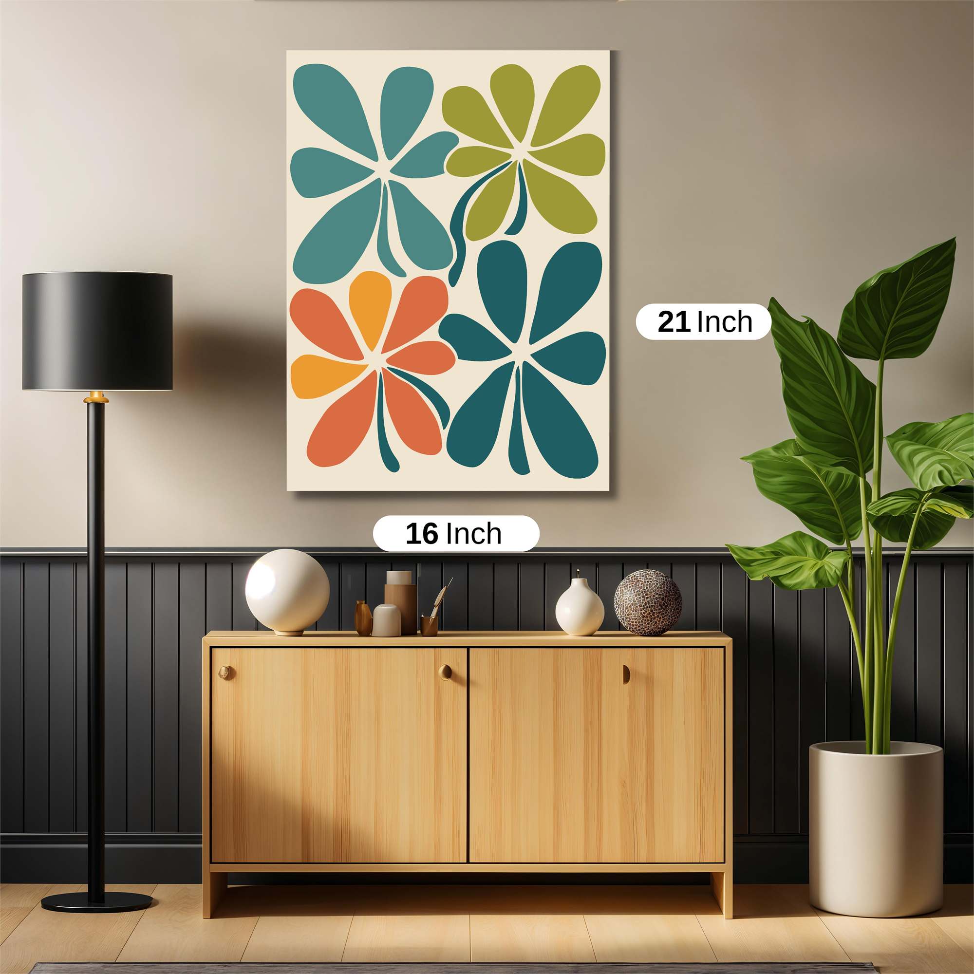 Floral Bliss Safe Wall Magnetic / M
