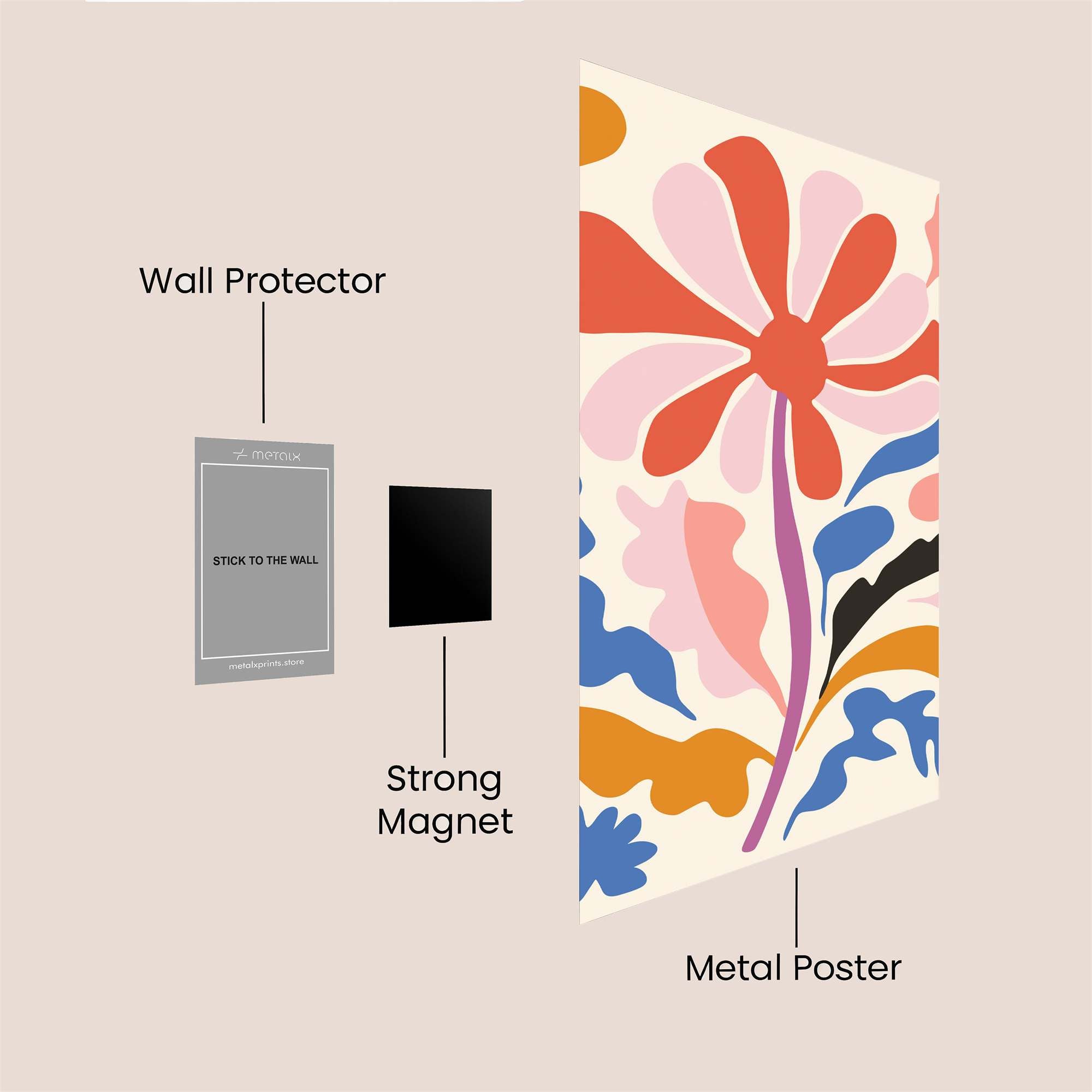 Matisse Whimsy Safe Wall Magnetic / M