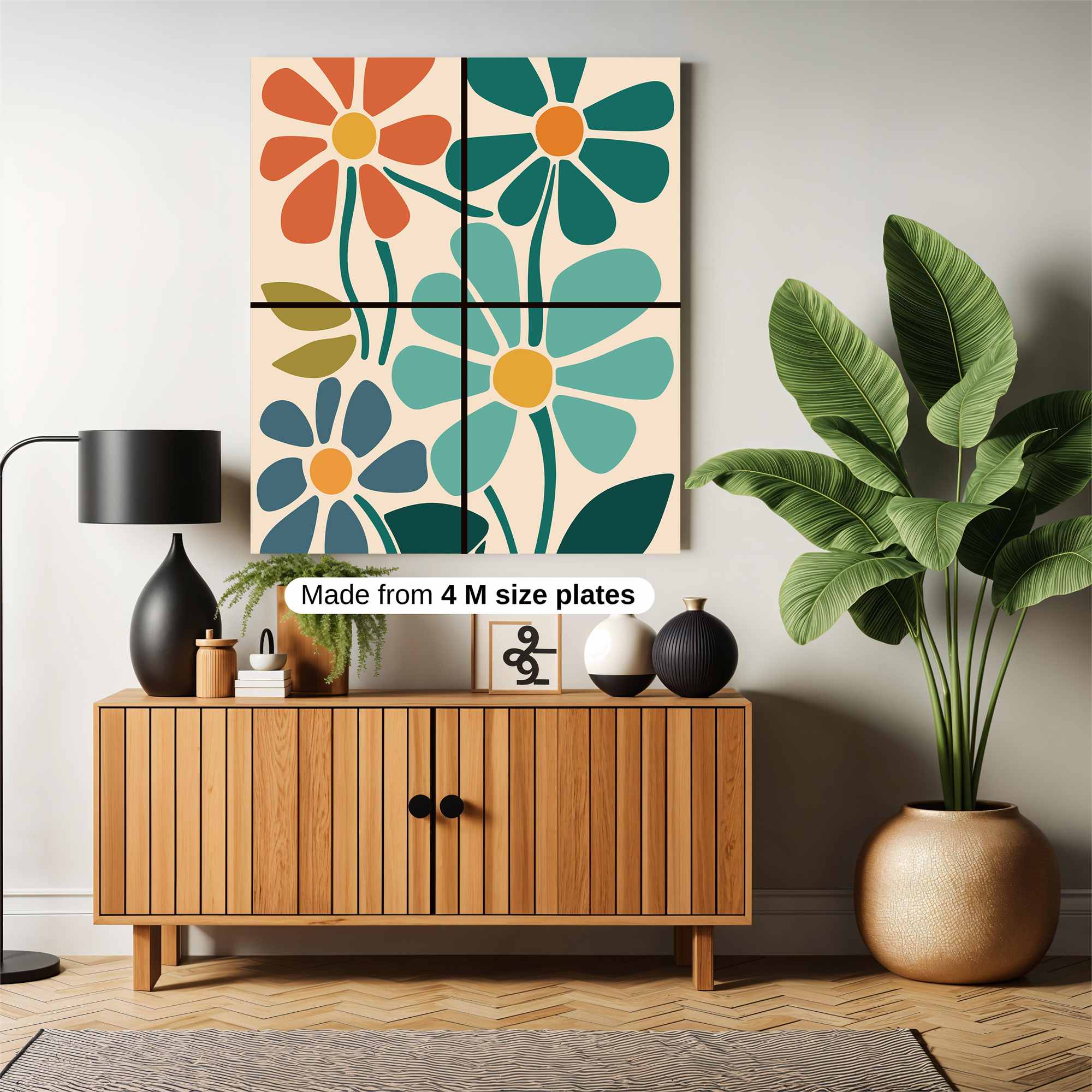 Floral Bliss Safe Wall Magnetic / M