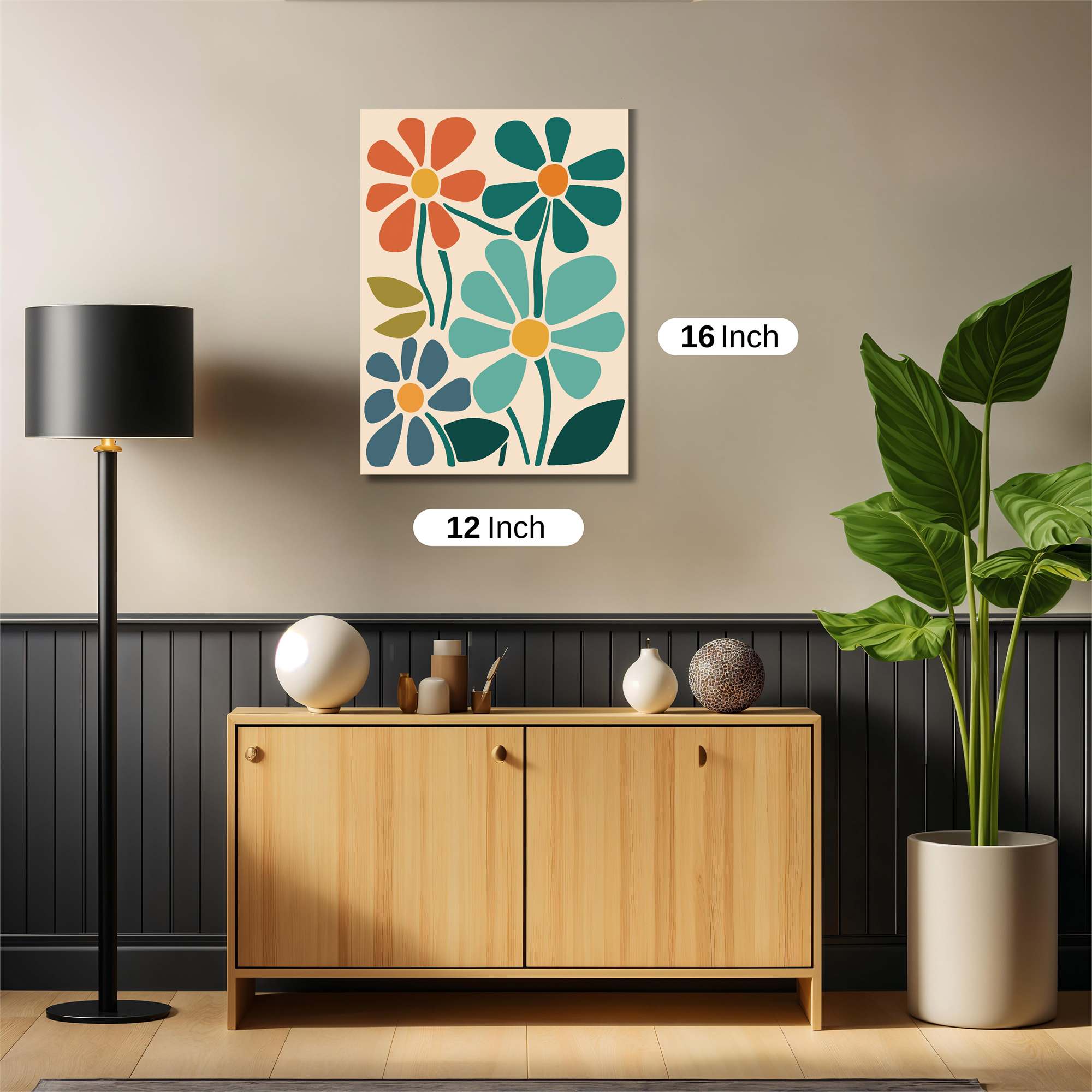 Floral Bliss Safe Wall Magnetic / M