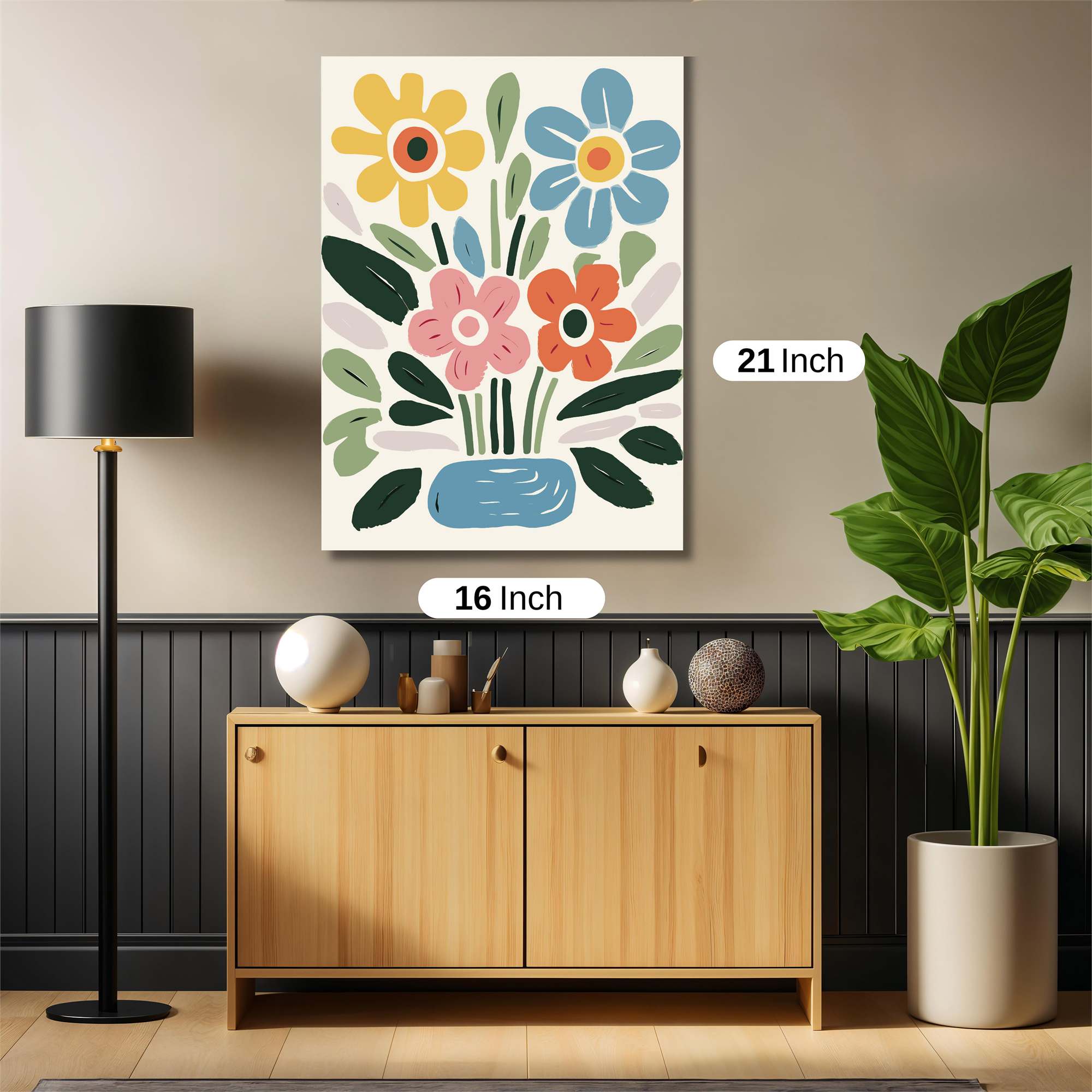 Floral Delight Safe Wall Magnetic / M