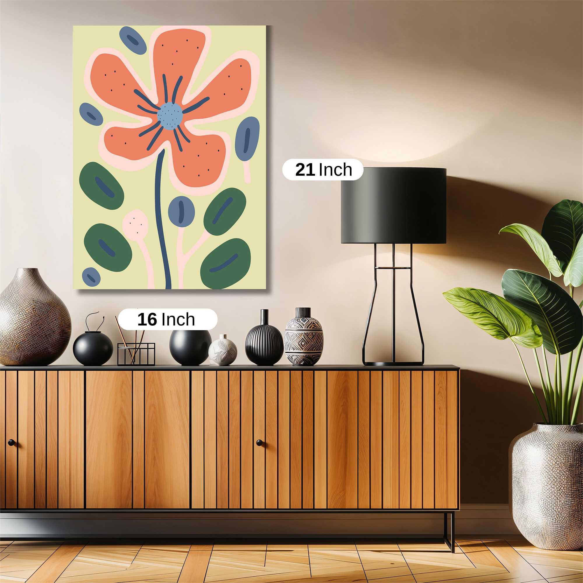 Poppy Whimsy Safe Wall Magnetic / M
