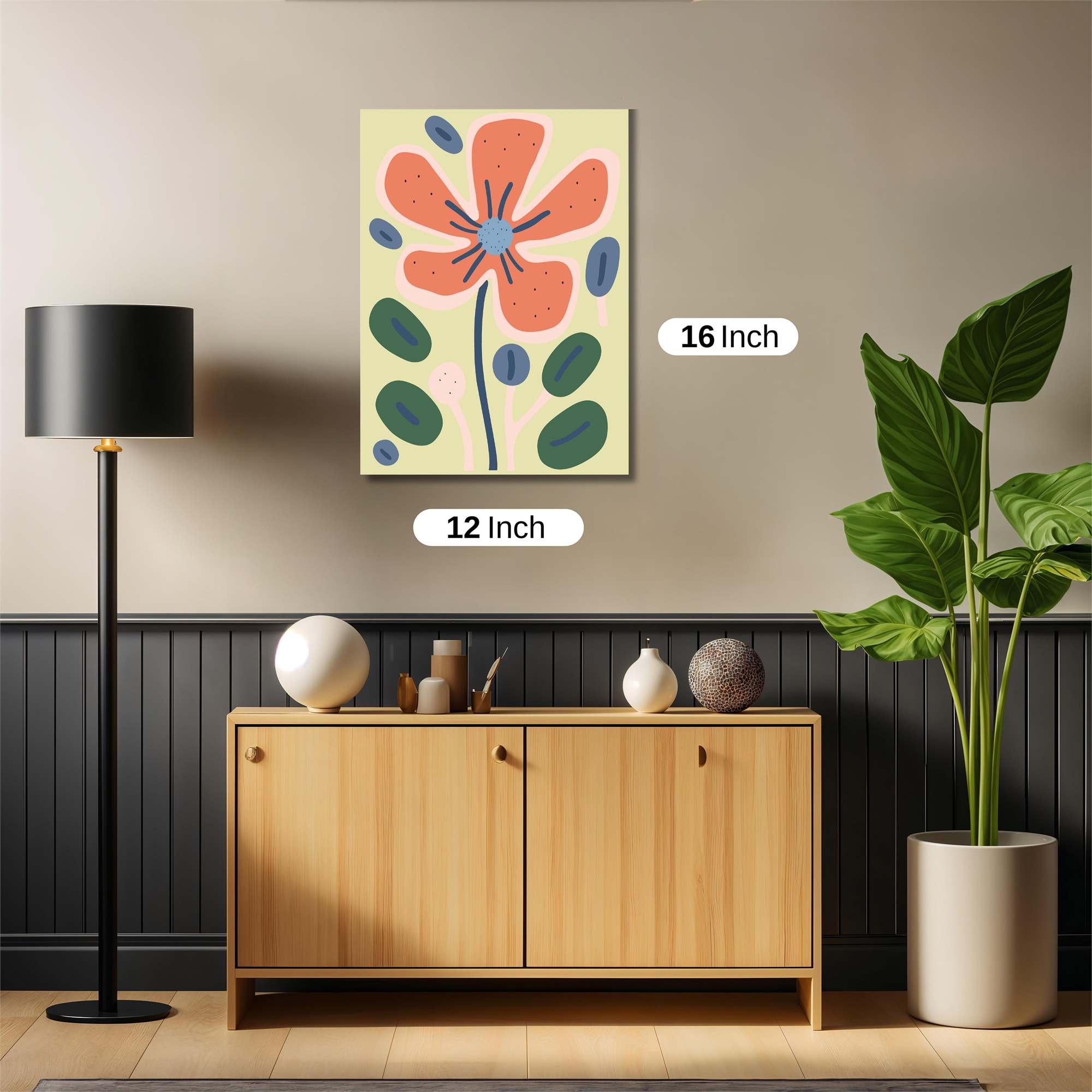 Poppy Whimsy Safe Wall Magnetic / M