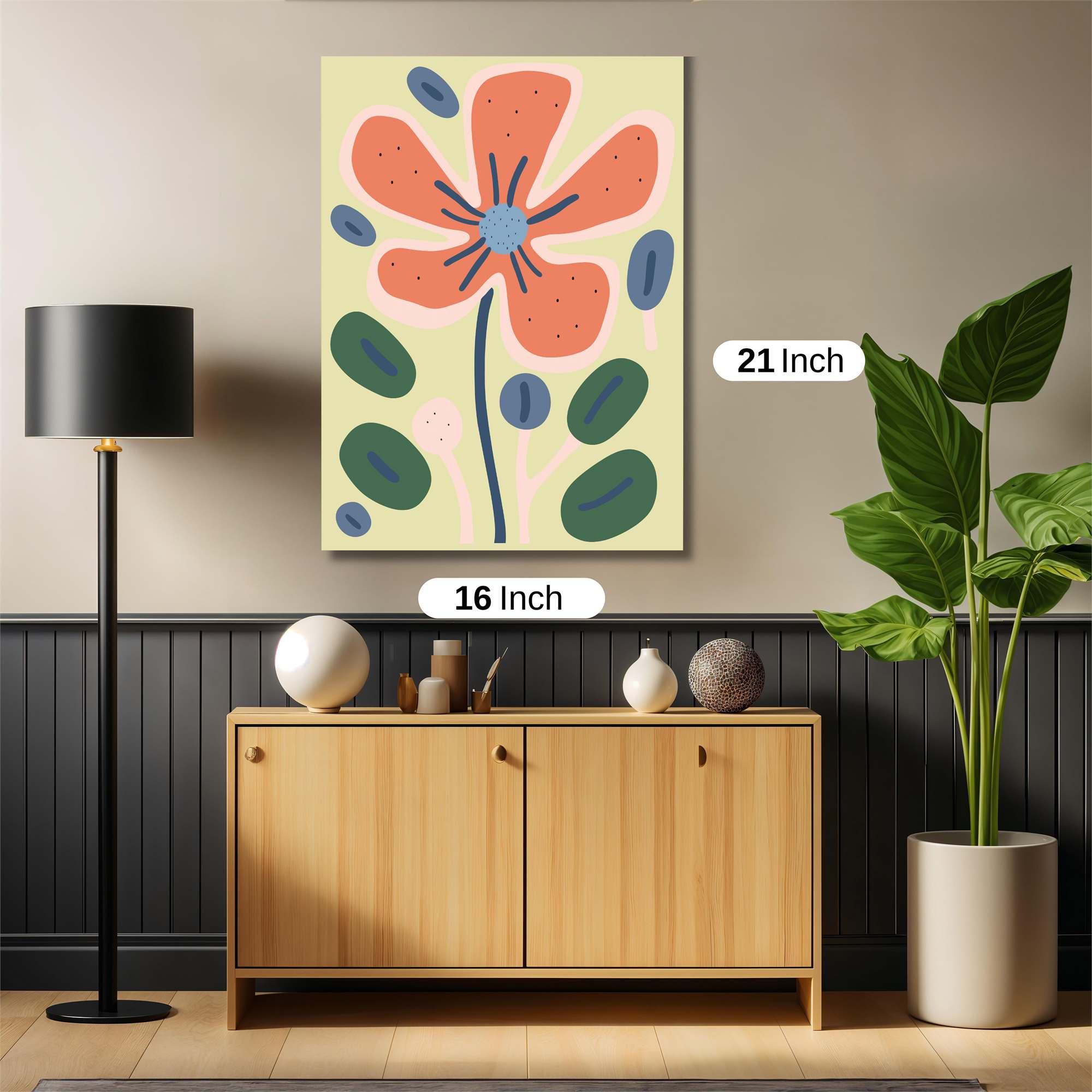 Poppy Whimsy Safe Wall Magnetic / M