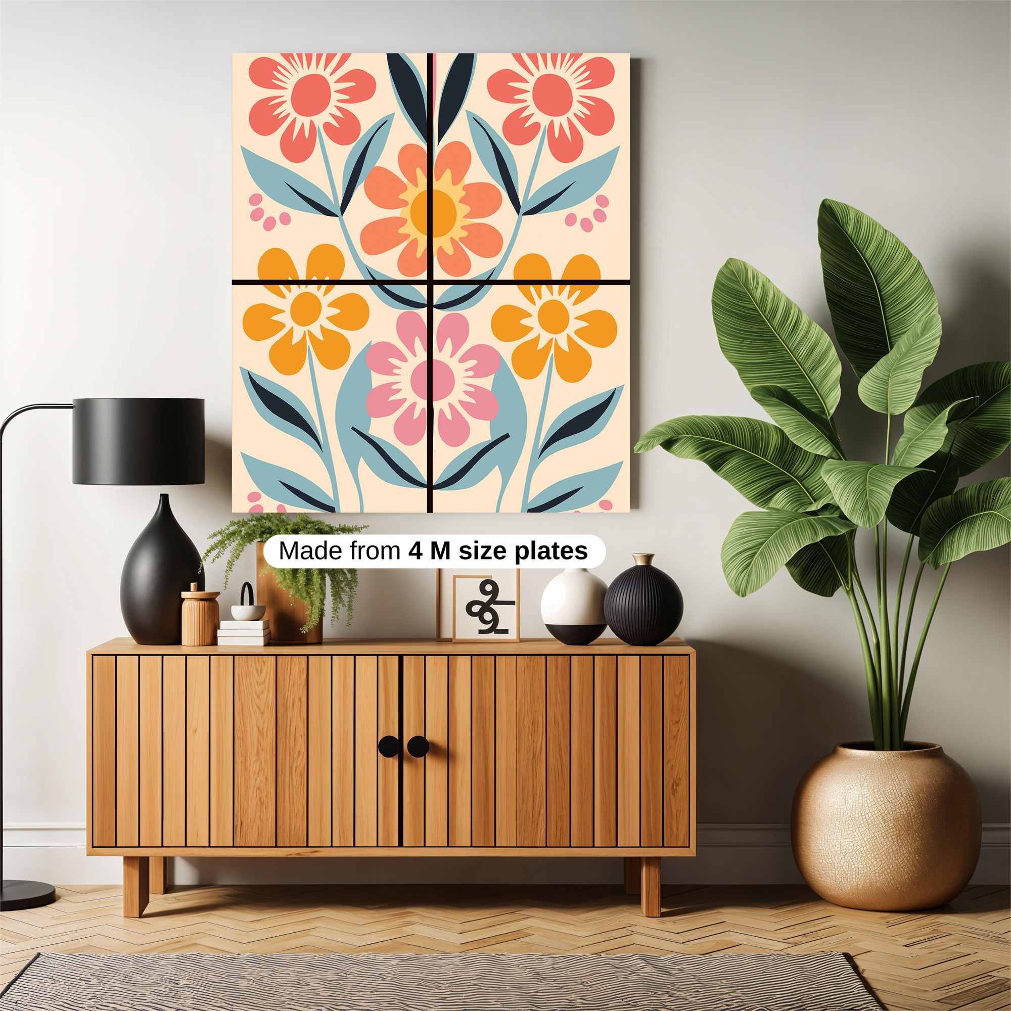 Floral Joy Safe Wall Magnetic / M