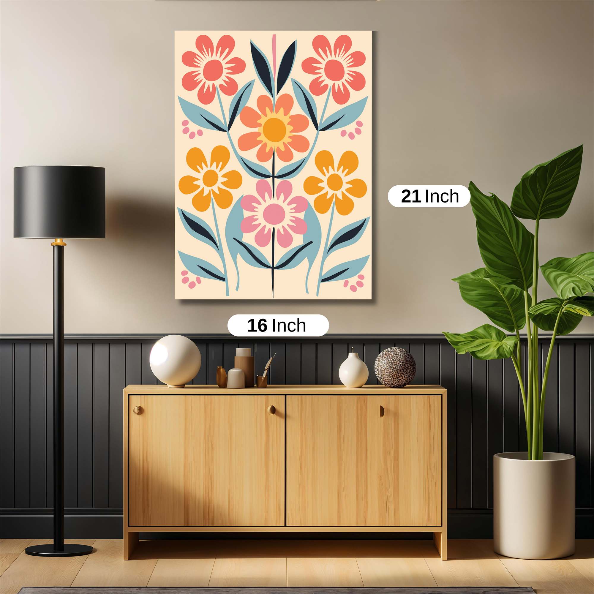Floral Joy Safe Wall Magnetic / M