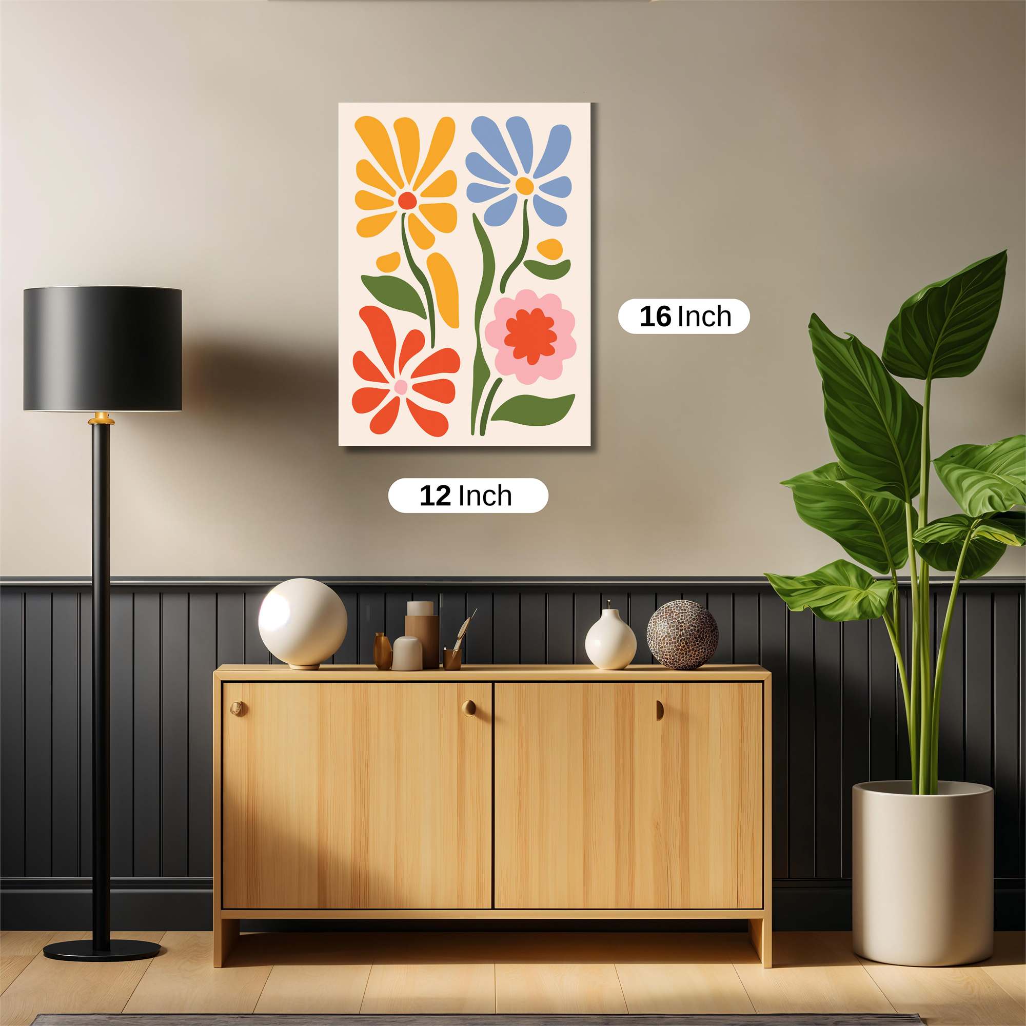 Floral Fiesta Safe Wall Magnetic / M