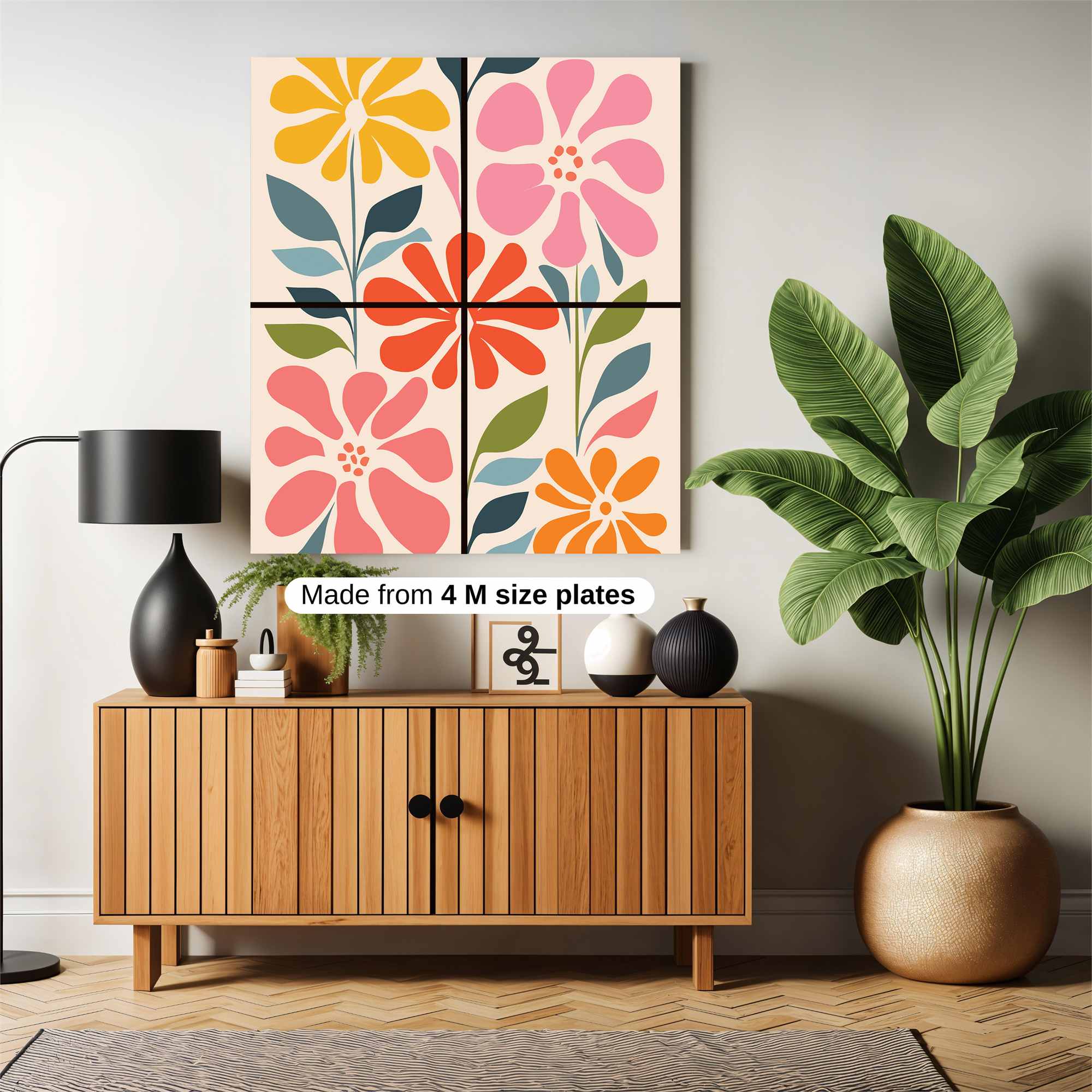 Floral Bliss Safe Wall Magnetic / M