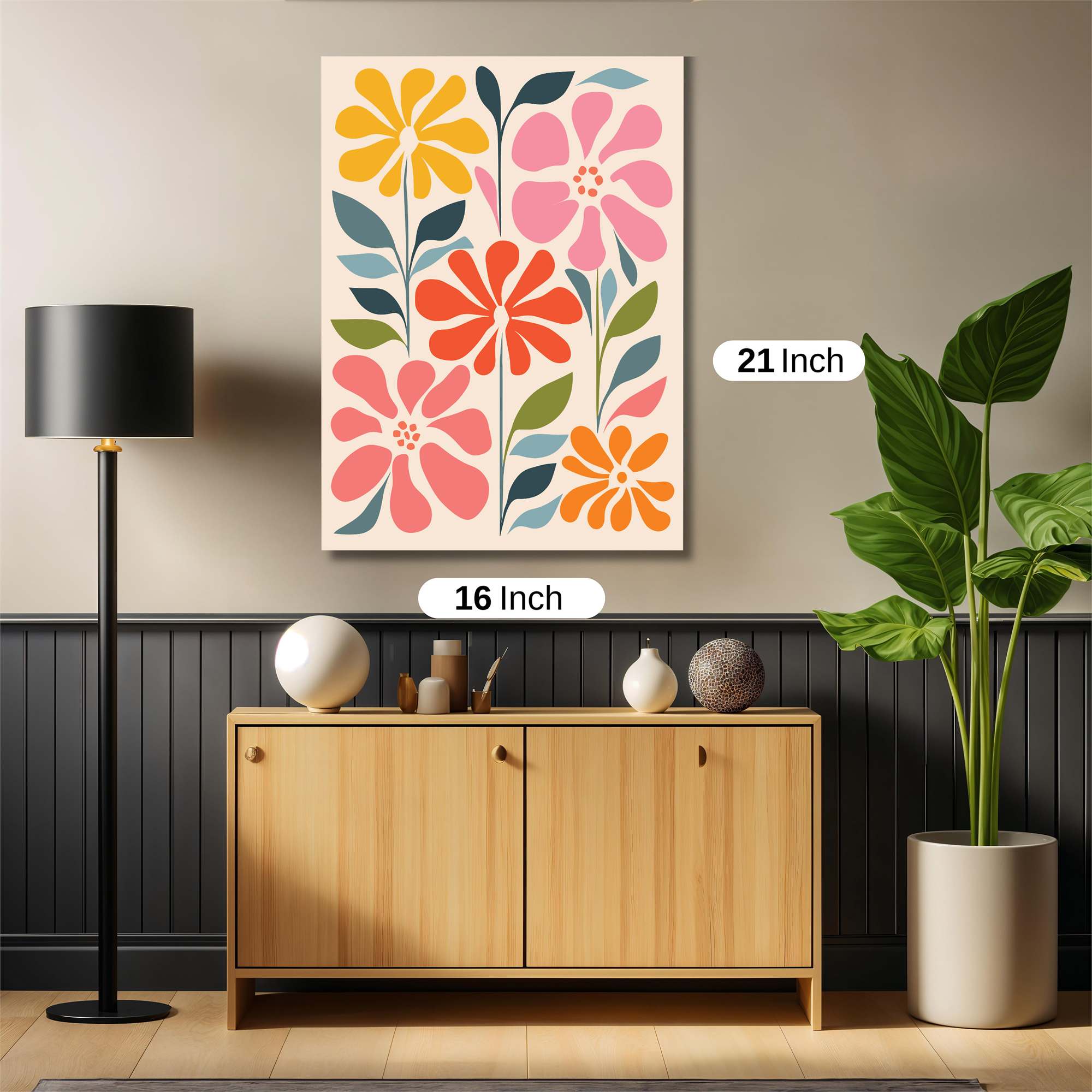 Floral Bliss Safe Wall Magnetic / M