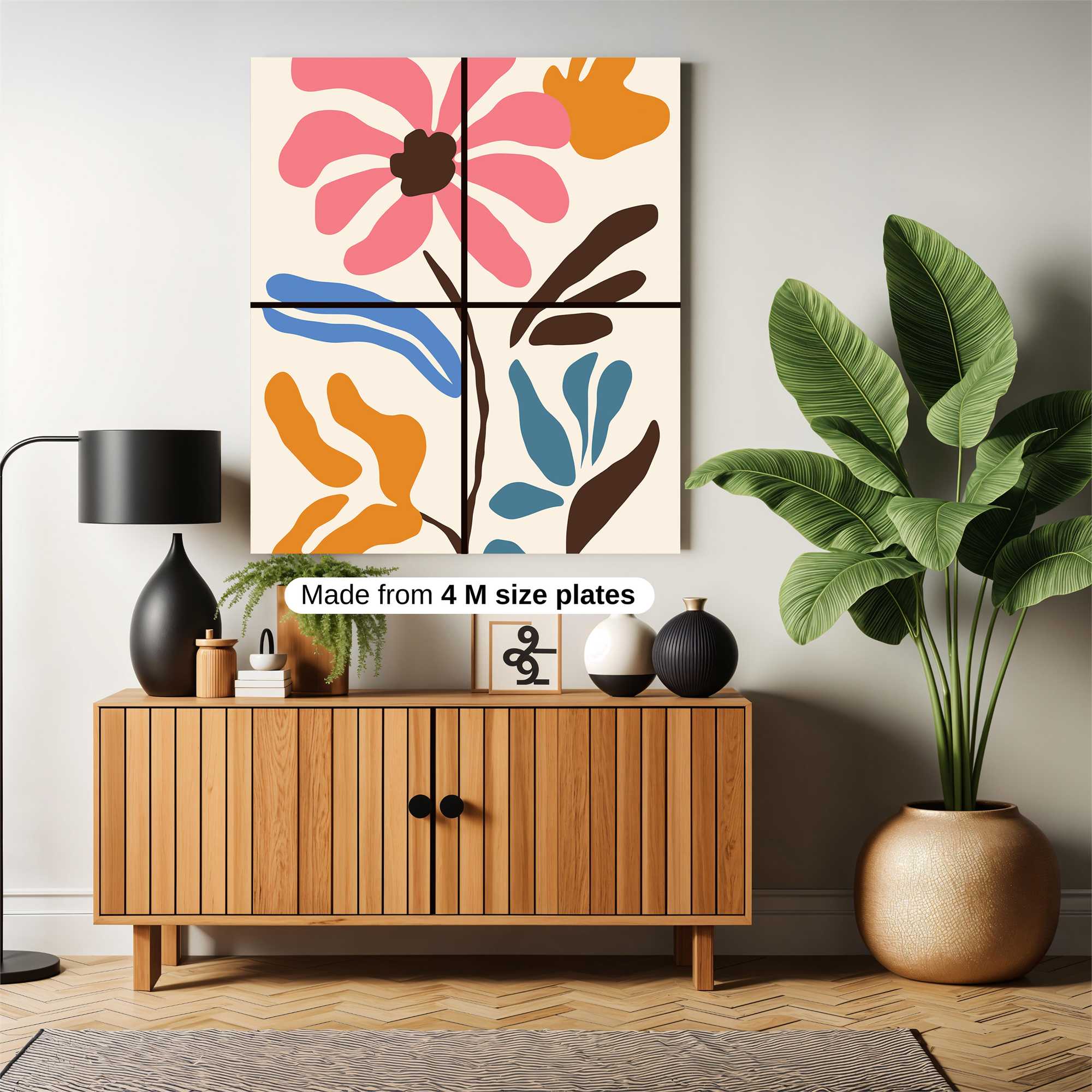 Floral Bliss Safe Wall Magnetic / M