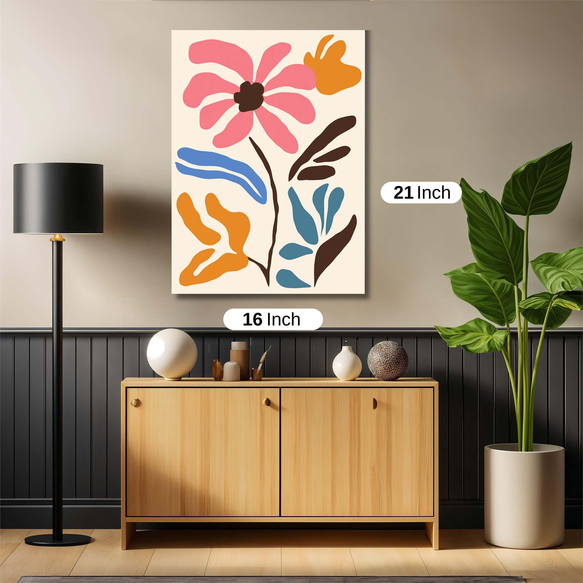 Floral Bliss Safe Wall Magnetic / M