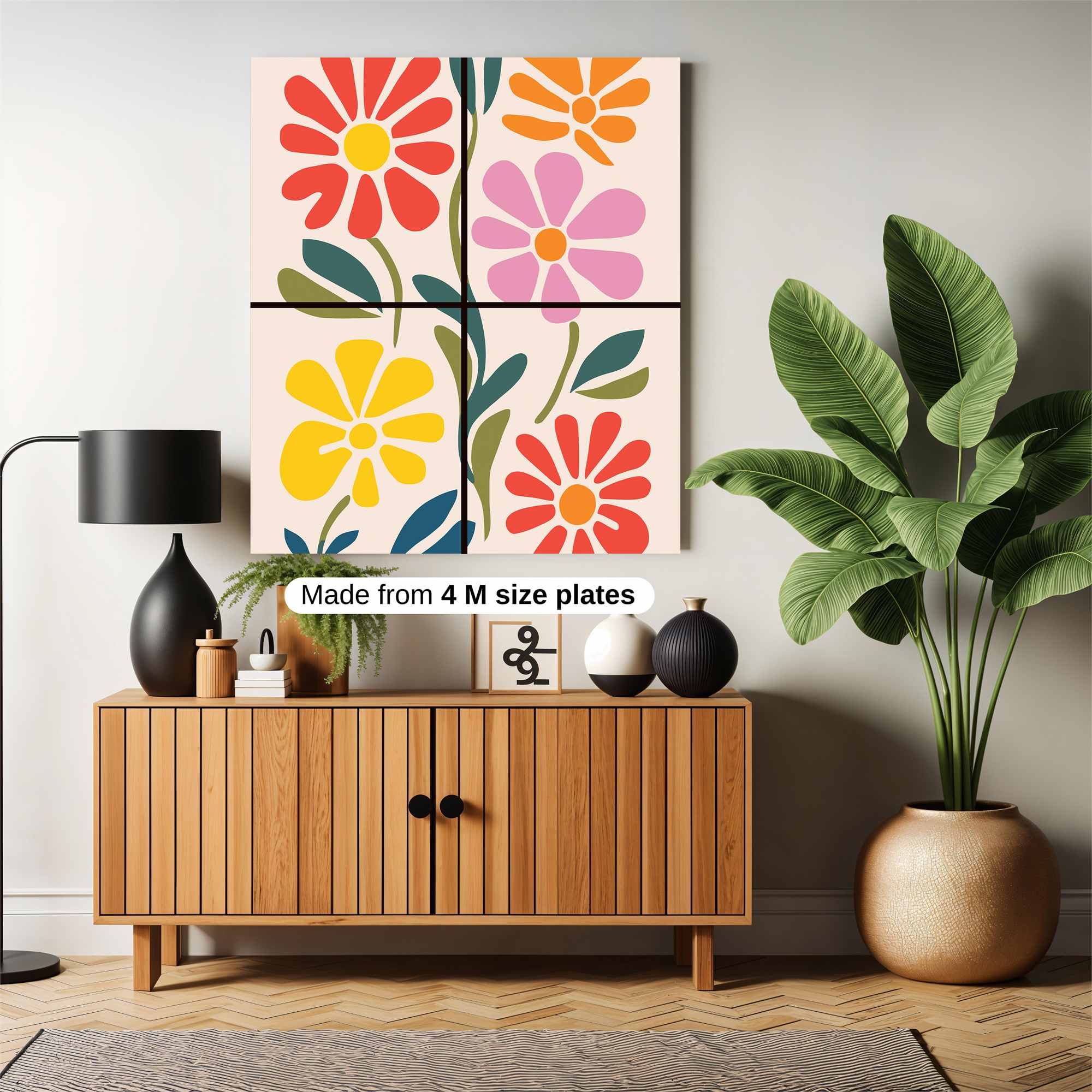 Floral Joy Safe Wall Magnetic / M