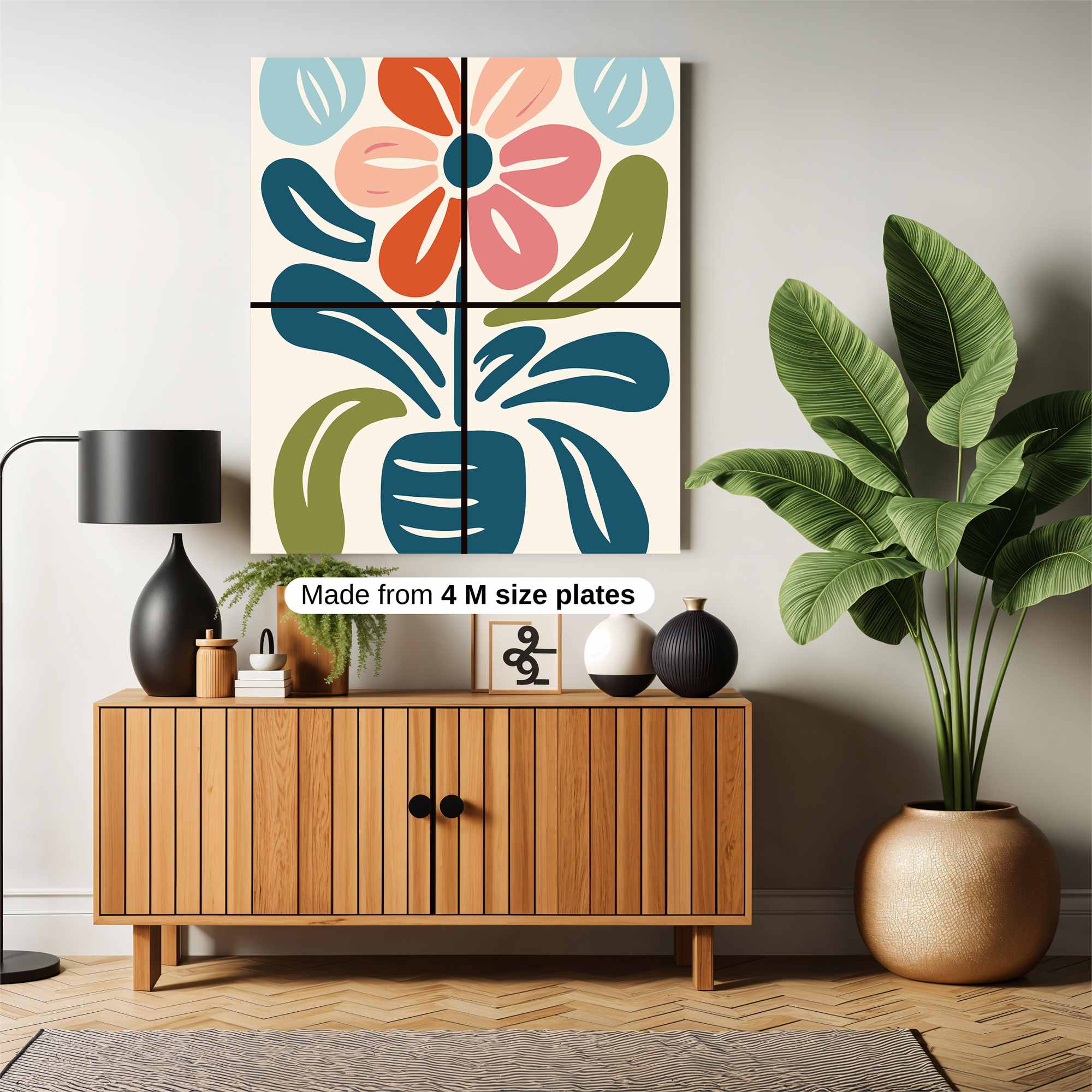 Flower Joy Safe Wall Magnetic / M