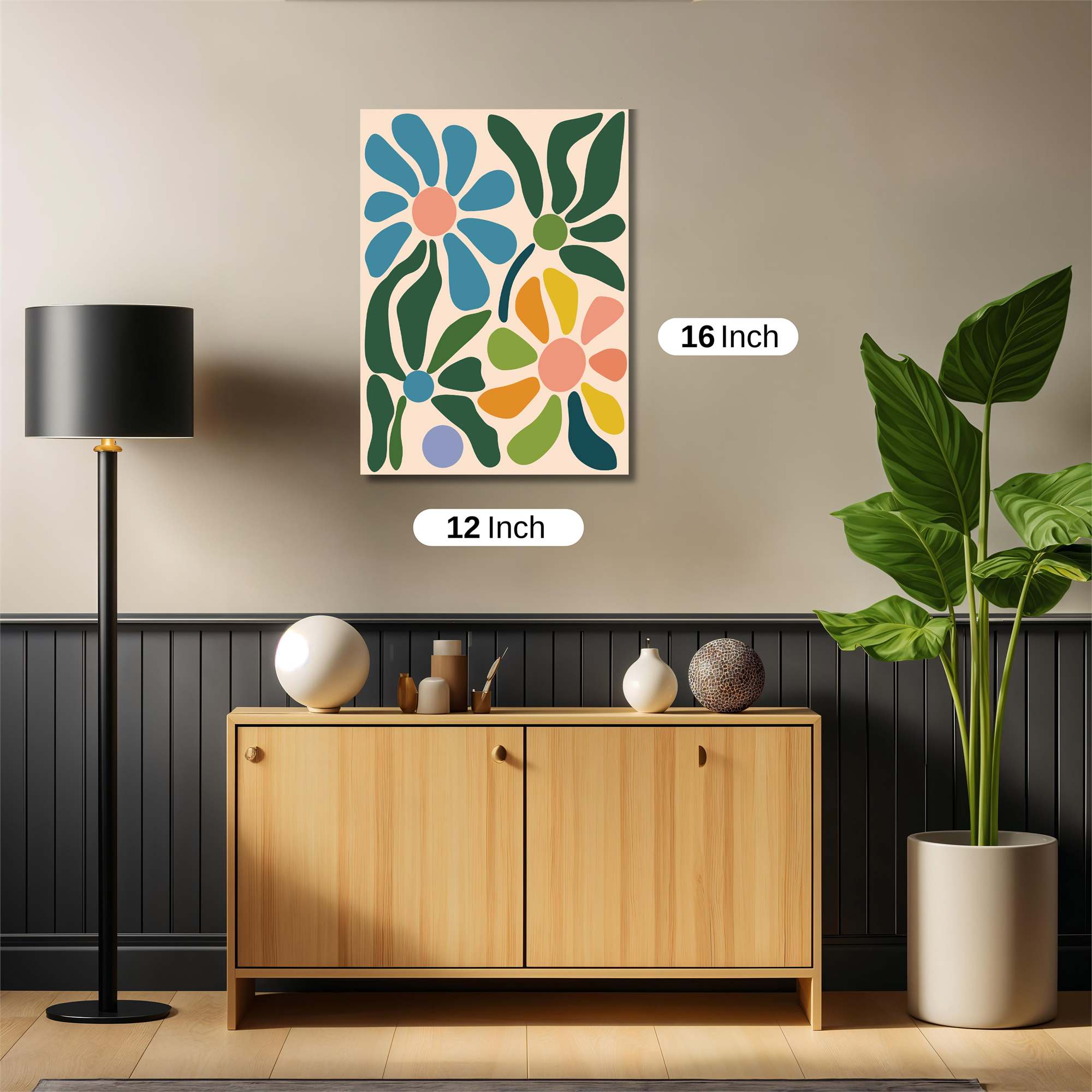 Floral Bliss Safe Wall Magnetic / M