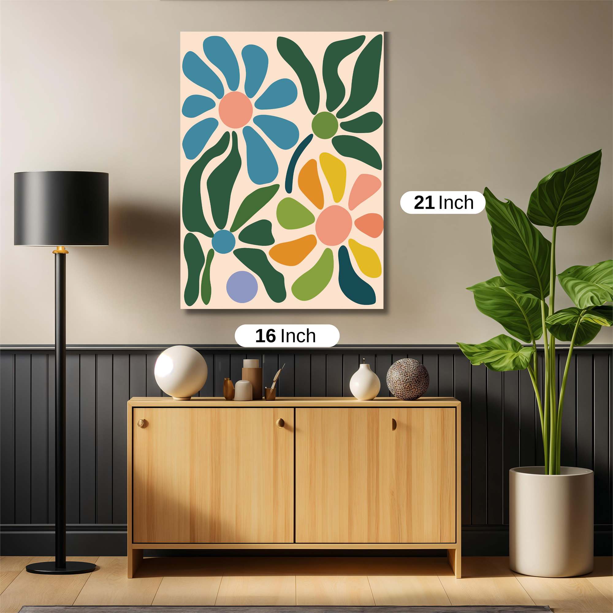 Floral Bliss Safe Wall Magnetic / M