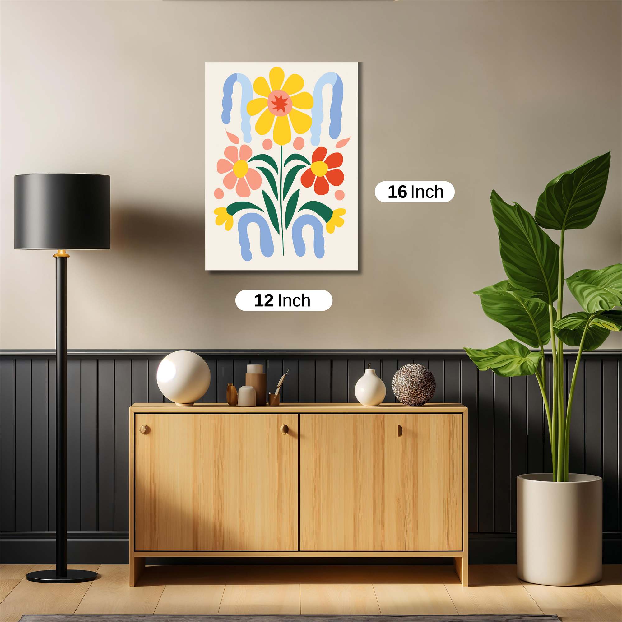 Floral Fiesta Safe Wall Magnetic / M