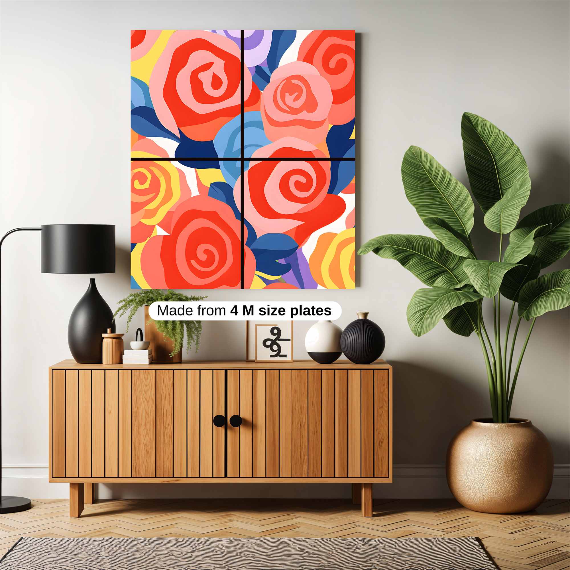 Vibrant Whimsy Safe Wall Magnetic / M