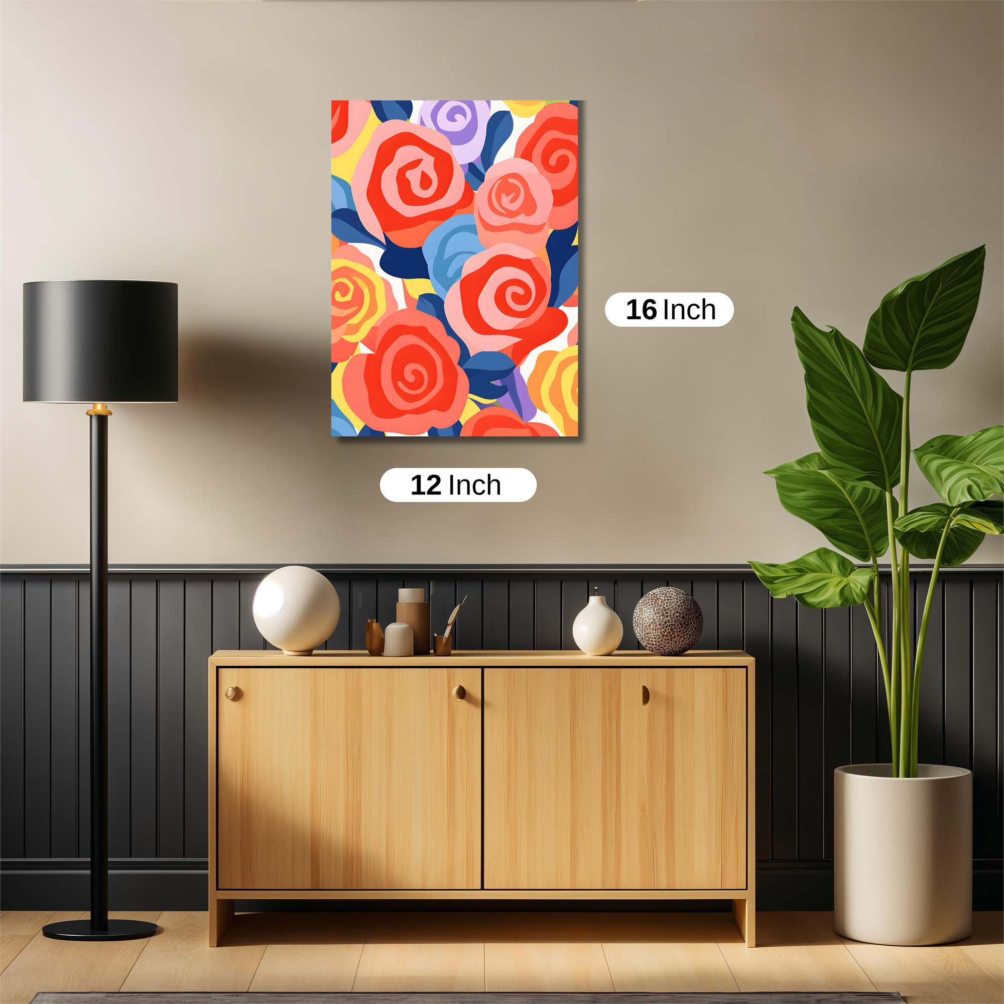 Vibrant Whimsy Safe Wall Magnetic / M