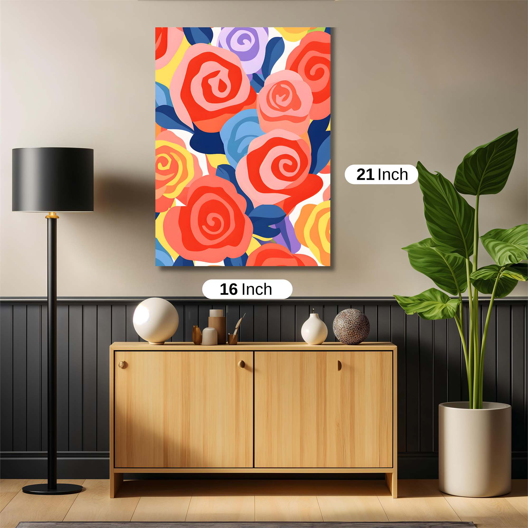 Vibrant Whimsy Safe Wall Magnetic / M