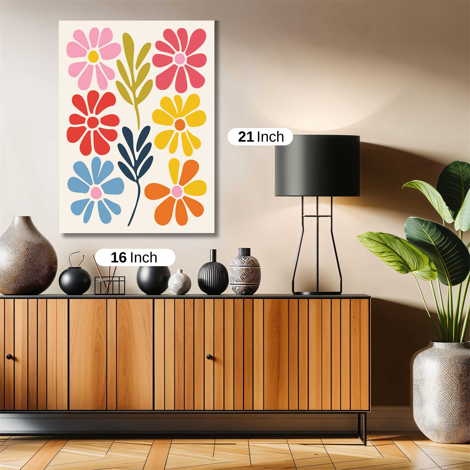 Floral Fiesta Safe Wall Magnetic / M