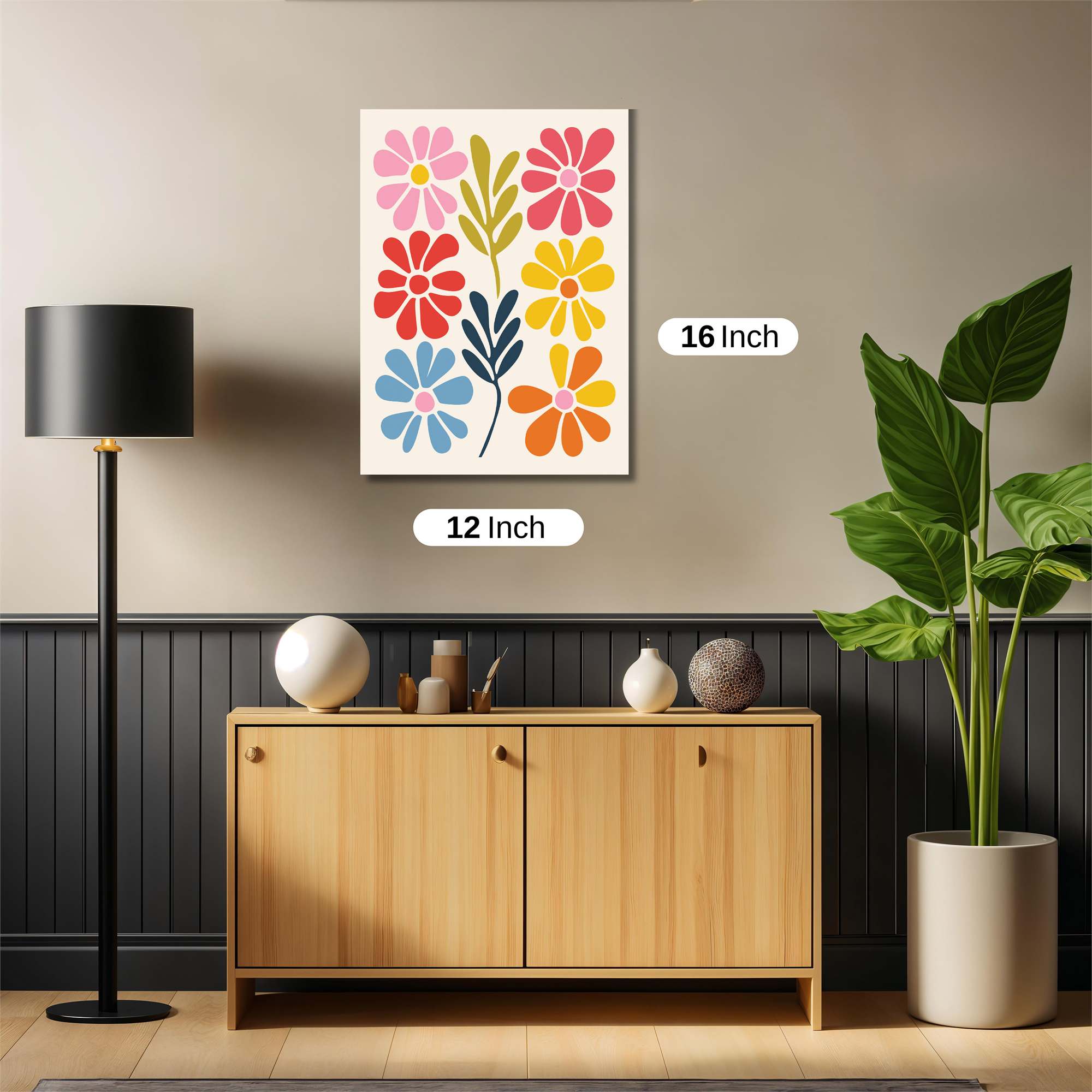 Floral Fiesta Safe Wall Magnetic / M