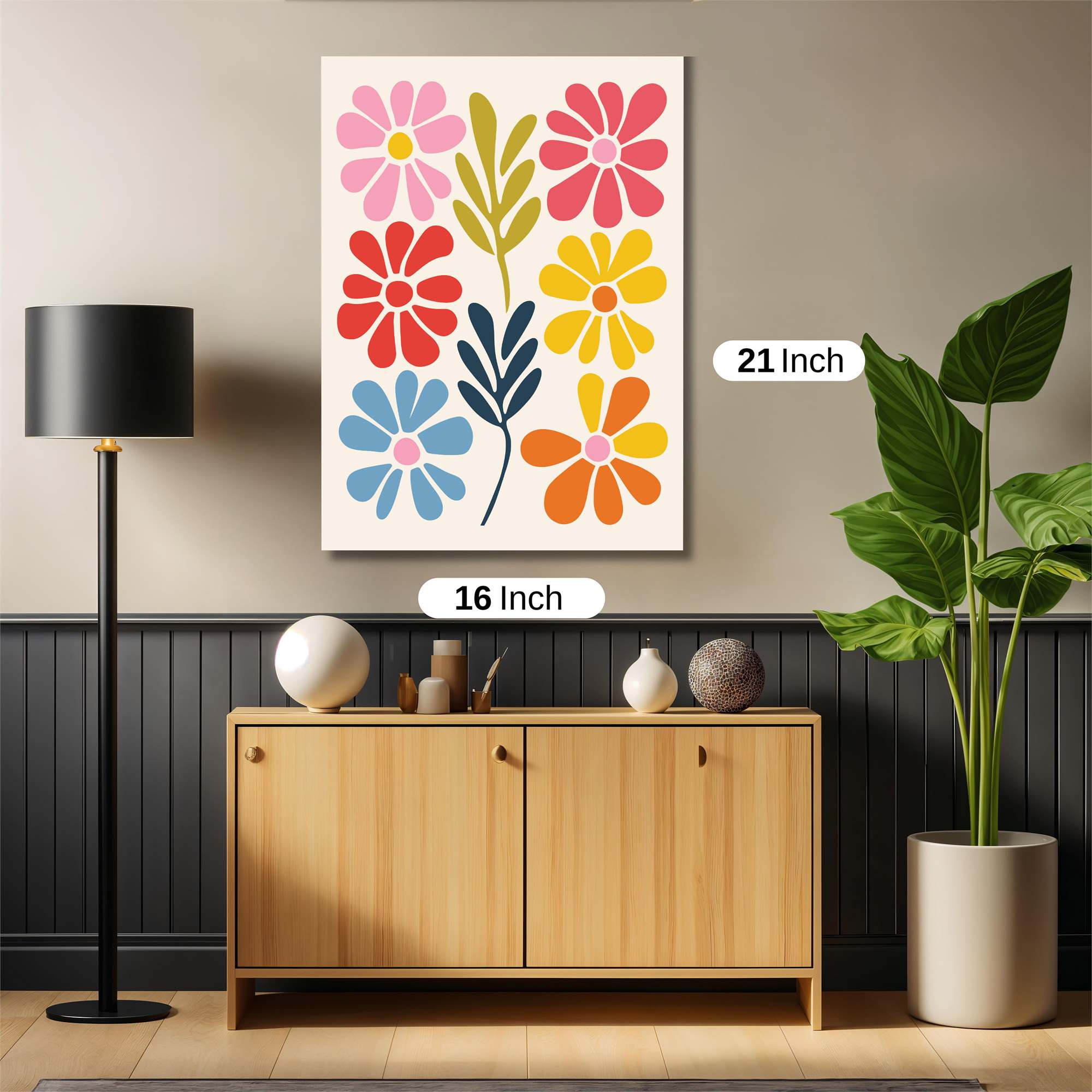 Floral Fiesta Safe Wall Magnetic / M