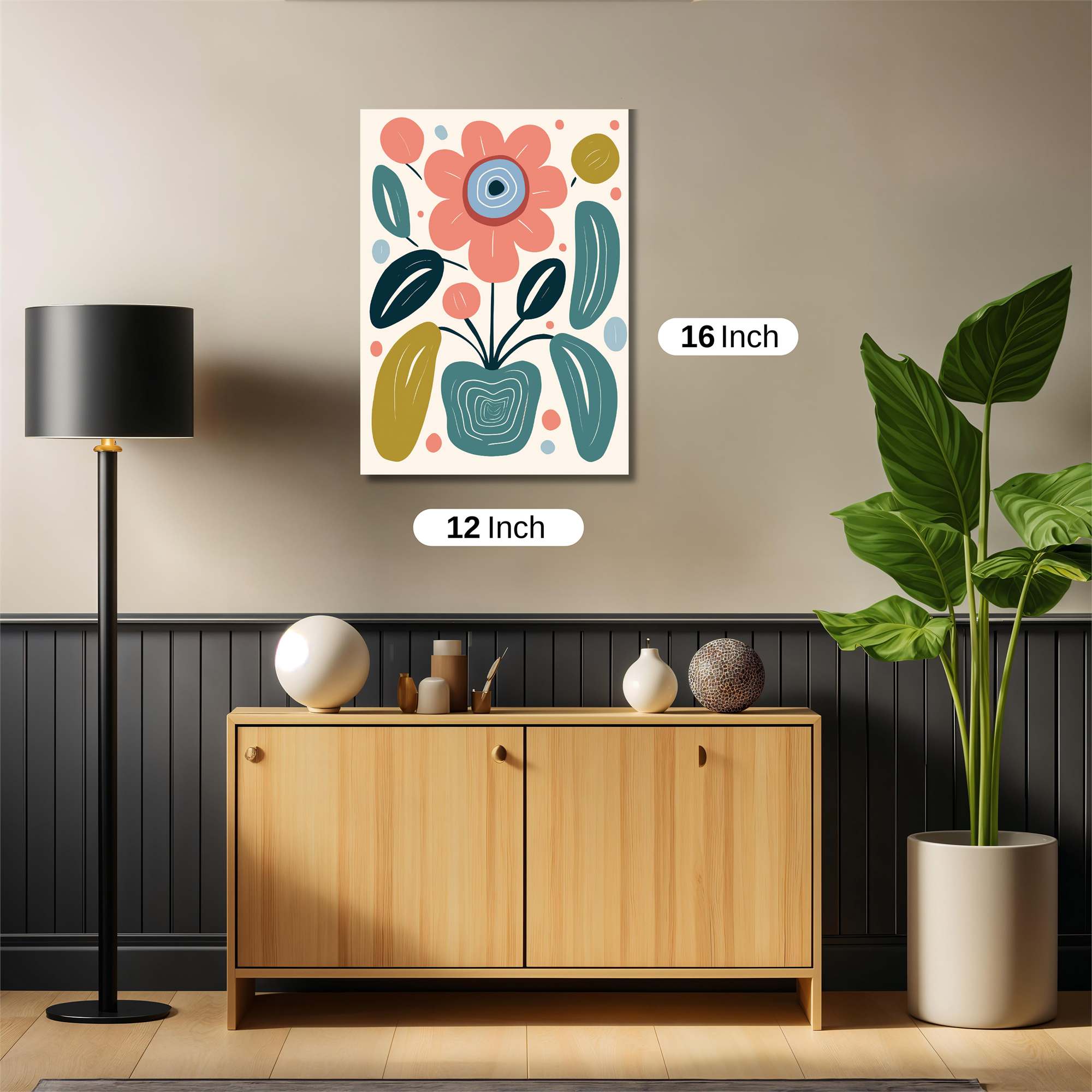 Flower Whimsy Safe Wall Magnetic / M