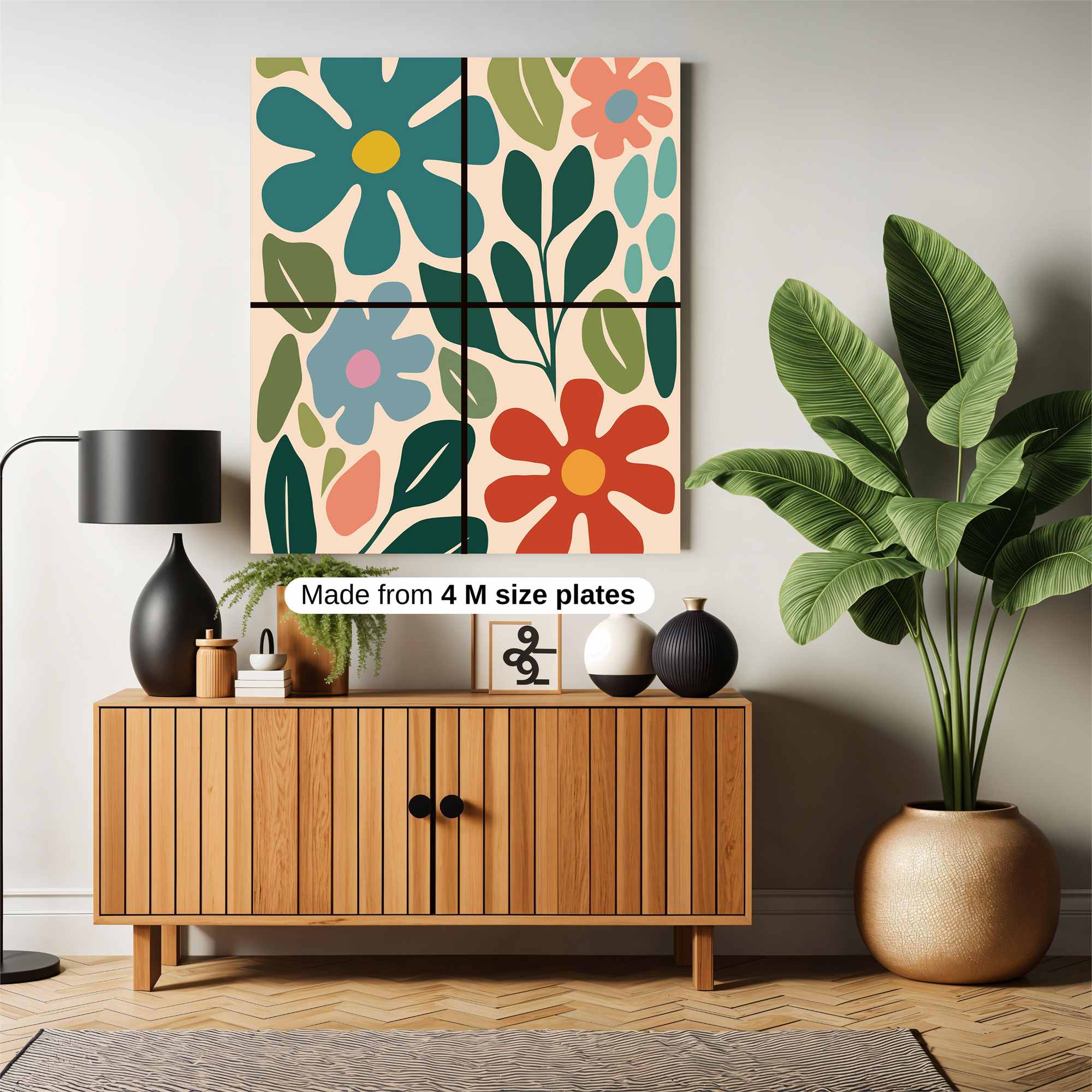 Floral Fiesta Safe Wall Magnetic / M