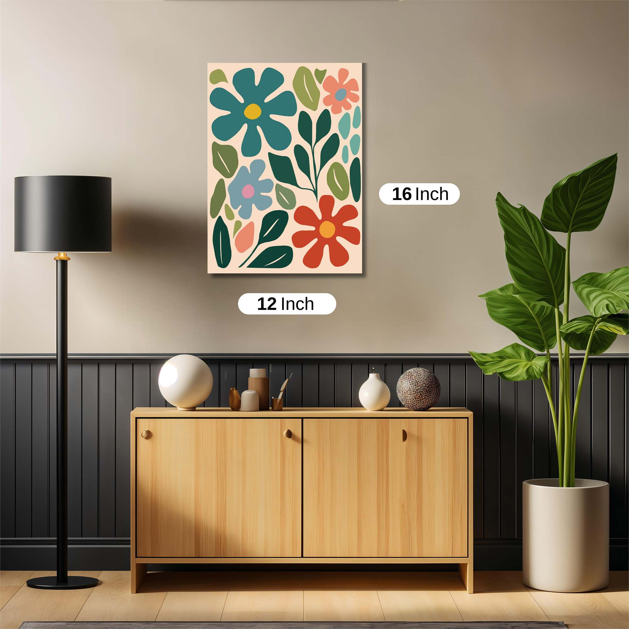 Floral Fiesta Safe Wall Magnetic / M