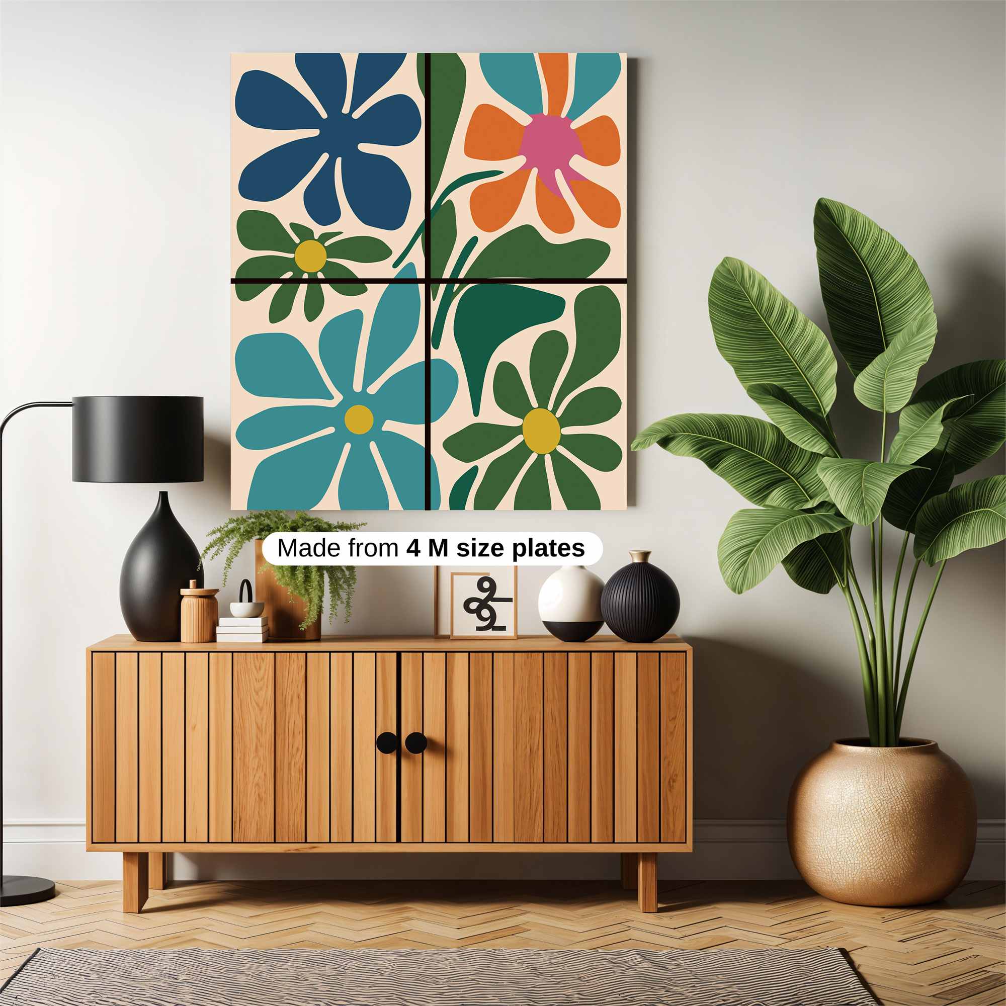 Floral Joy Safe Wall Magnetic / M