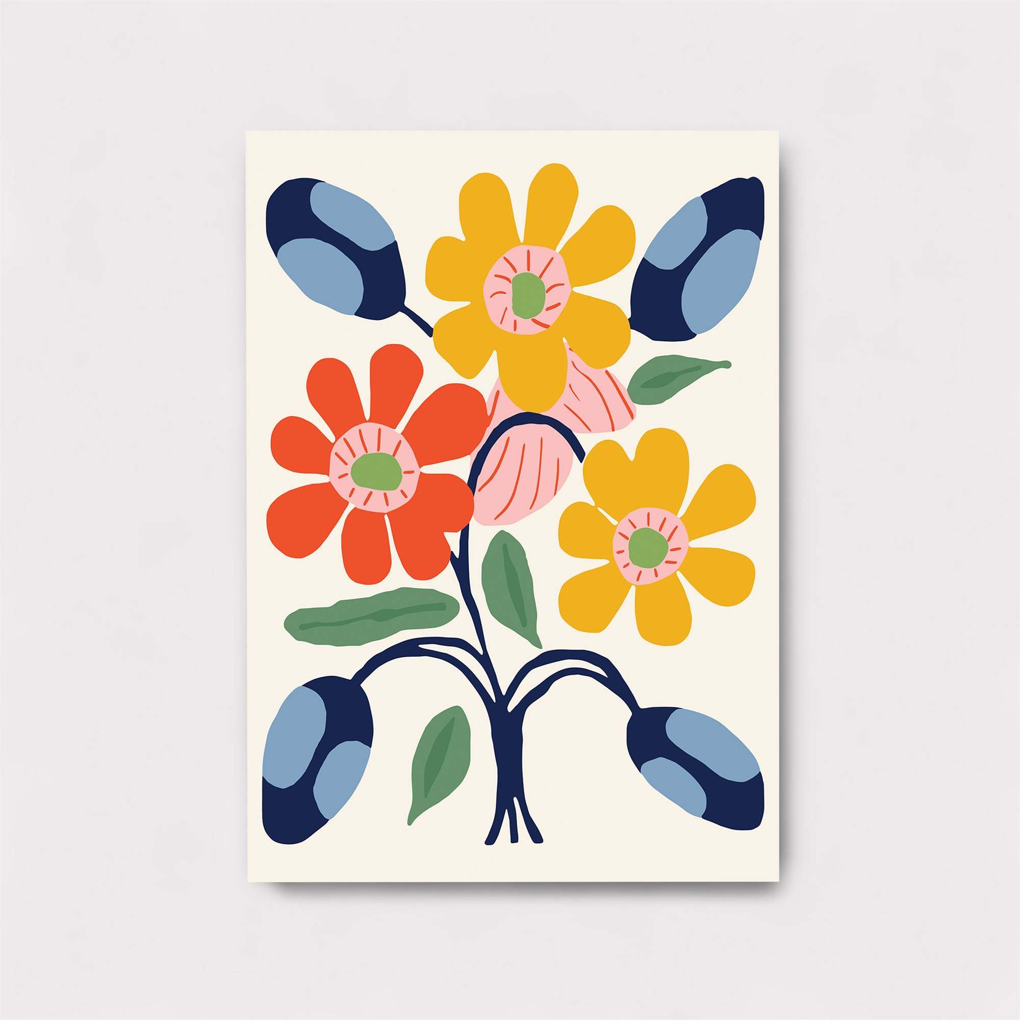 Vibrant Bloom Safe Wall Magnetic / M